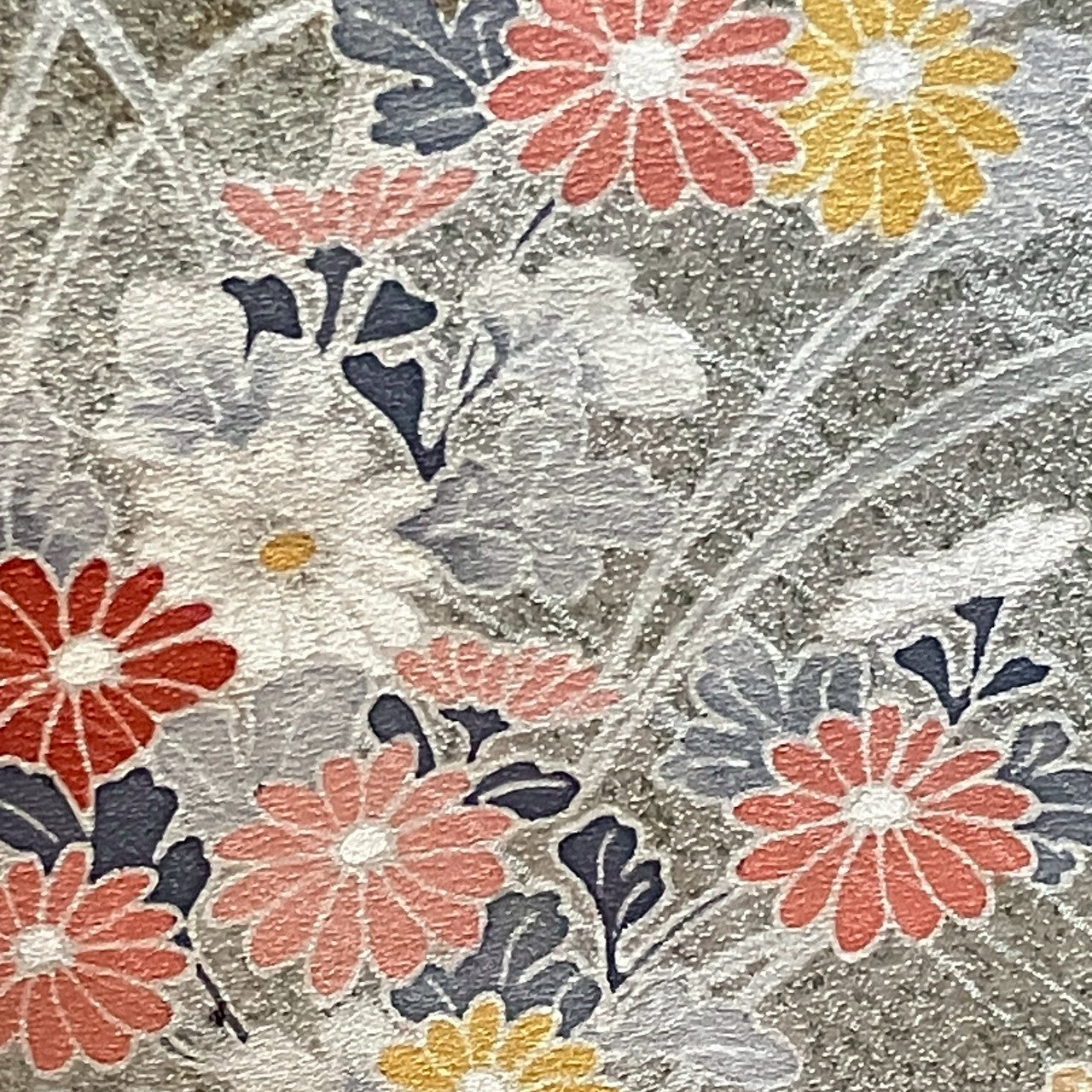 6769# Japanese Kimono Vintage Womens Silk Fabric Robe Kimono only sold Purple