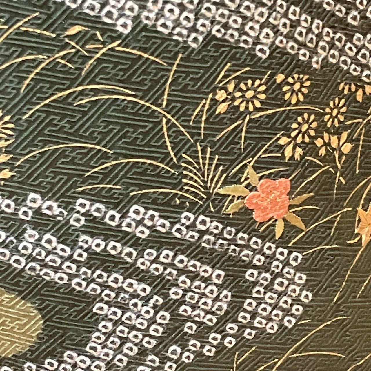 6770# Japanese Kimono Vintage Womens Silk Fabric Robe Kimono only sold Shibori