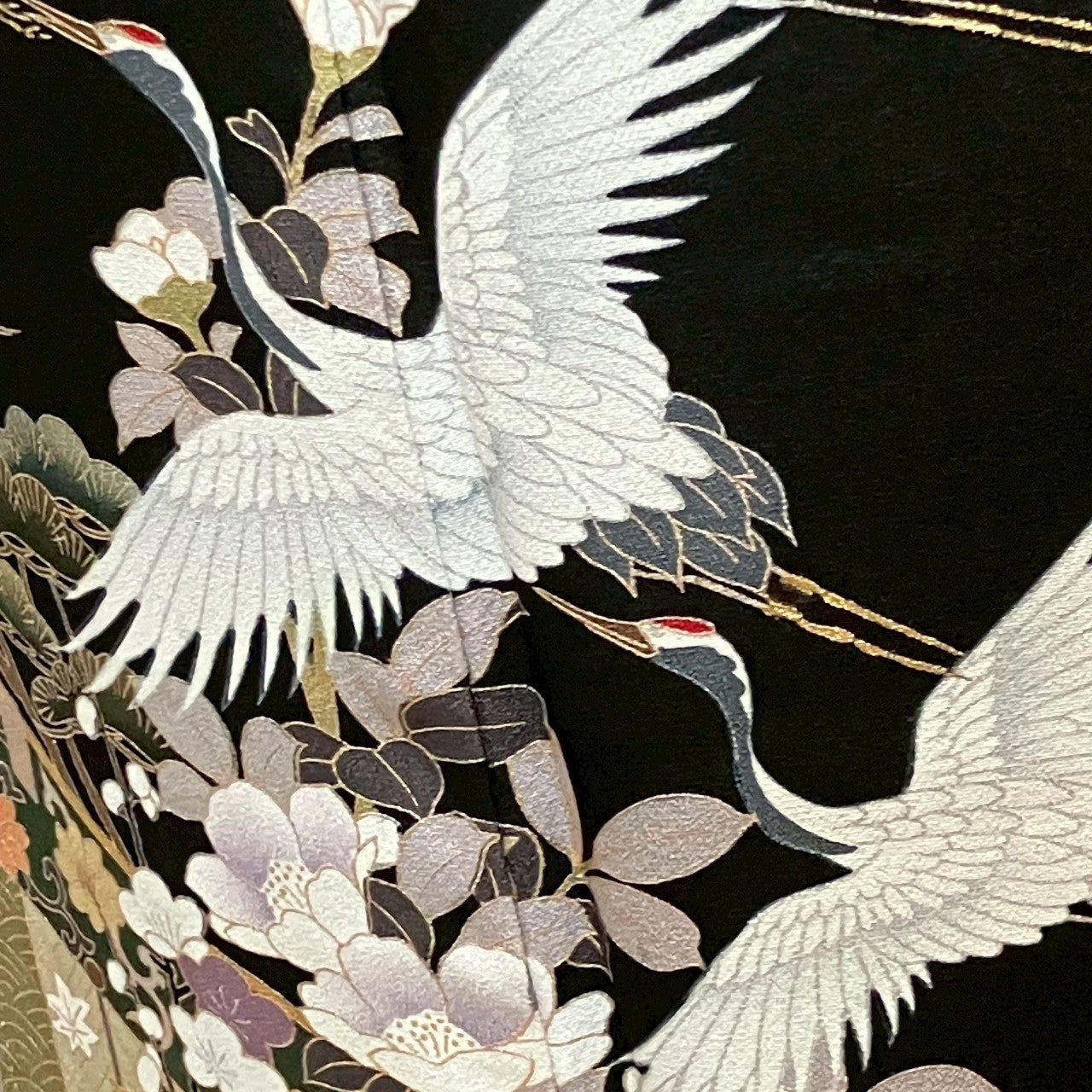 6771# Japanese Tomesode Kimono Vintage Womens Silk Fabric Robe Kimono only sold