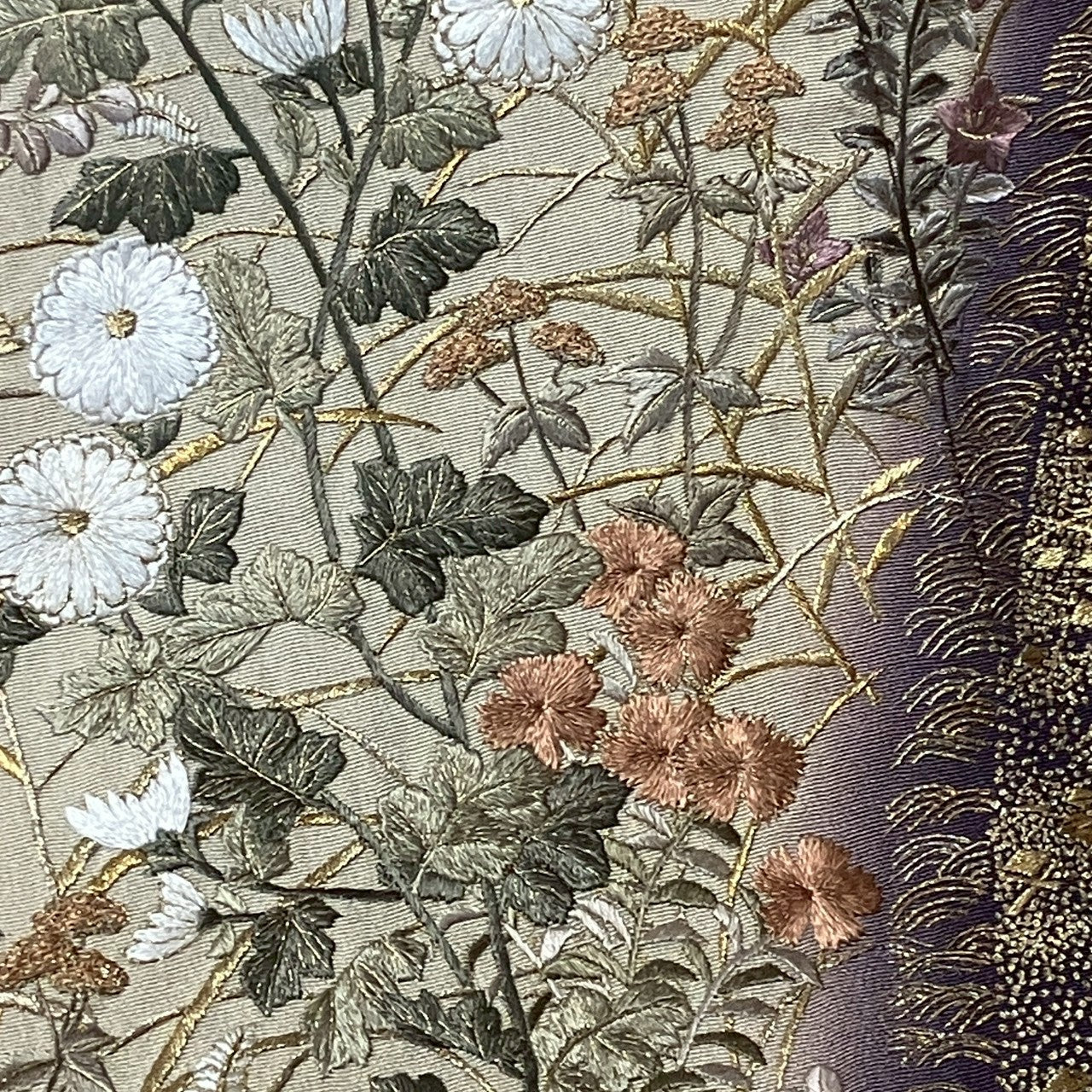 6775# Japanese Tomesode Kimono Vintage Womens Silk Fabric Robe Kimono only sold