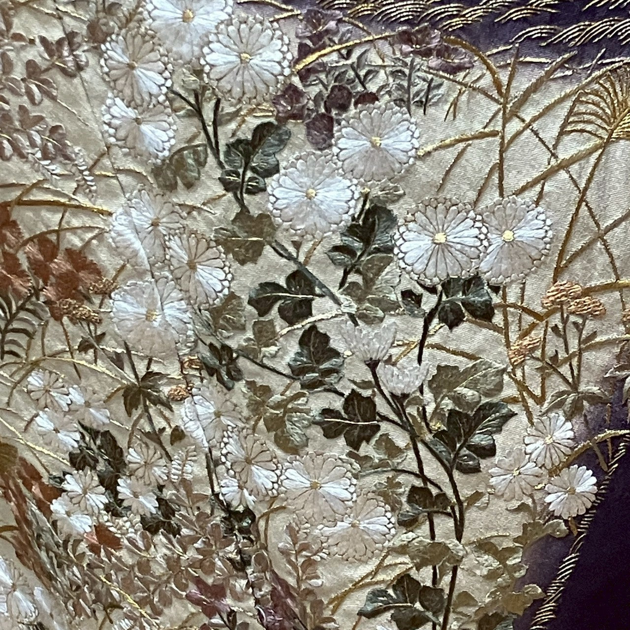 6775# Japanese Tomesode Kimono Vintage Womens Silk Fabric Robe Kimono only sold