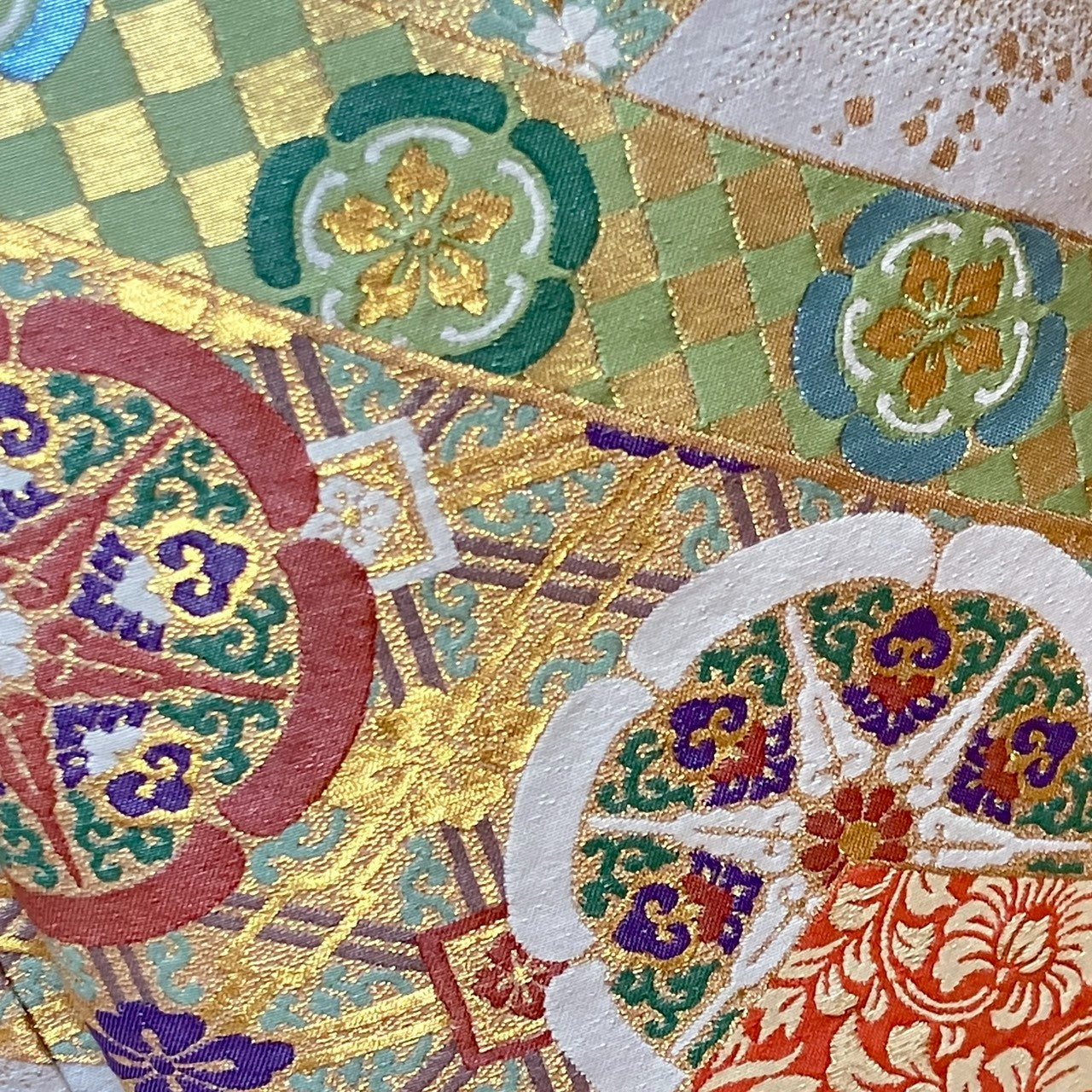 6749# Japanese Tomesode Kimono Vintage Womens Silk Fabric Robe Kimono only sold