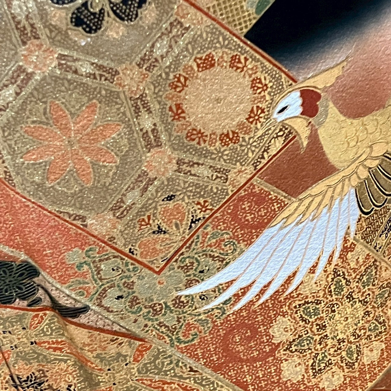 6778# Japanese Tomesode Kimono Vintage Womens Silk Fabric Robe Kimono only sold