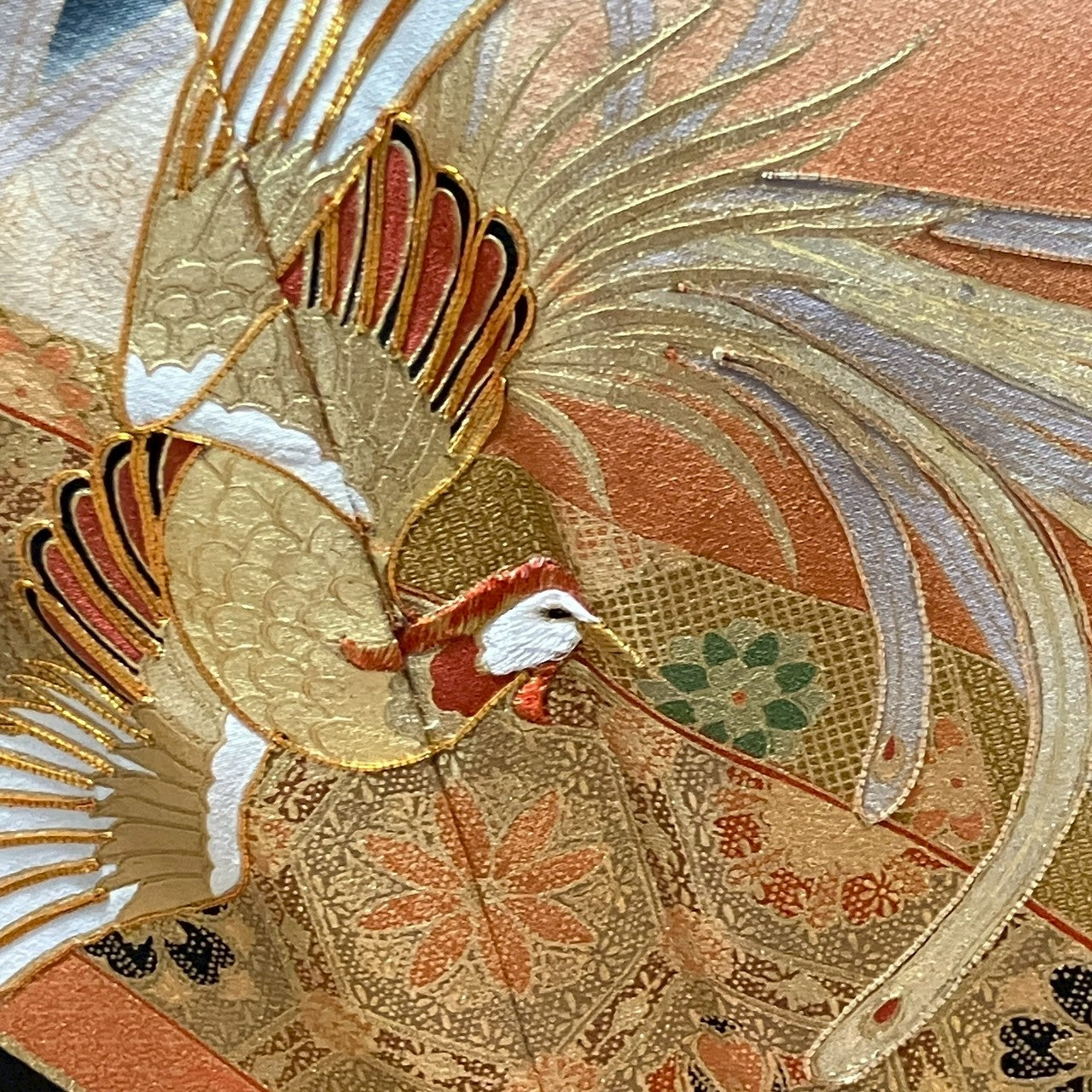 6778# Japanese Tomesode Kimono Vintage Womens Silk Fabric Robe Kimono only sold