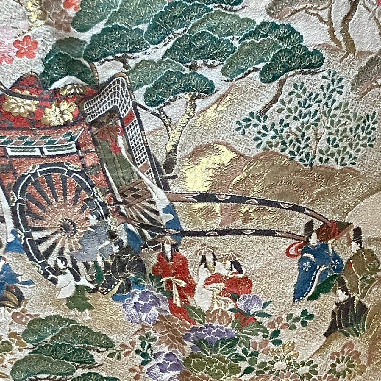 6776# Japanese Tomesode Kimono Vintage Womens Silk Fabric Robe Kimono only sold