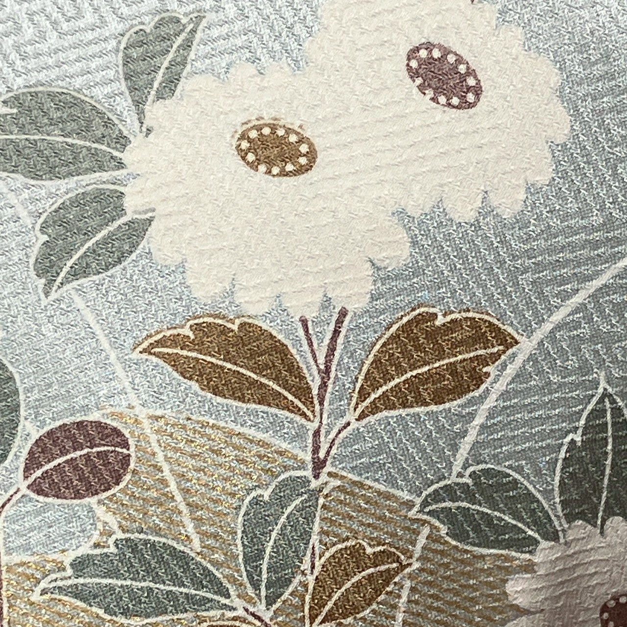 6787# Japanese Kimono Vintage Womens Silk Fabric Robe Kimono only sold