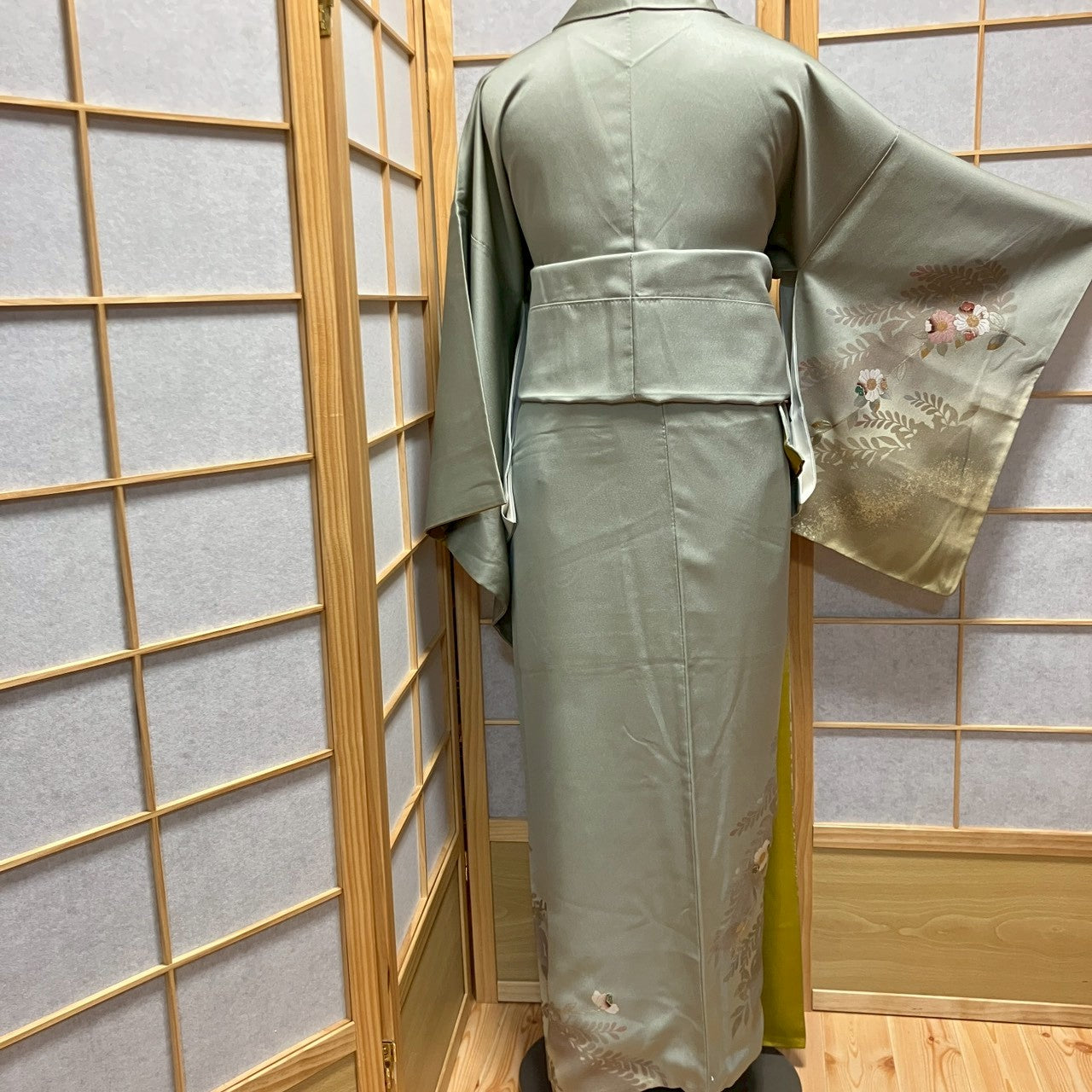 6789# Japanese Kimono Vintage Womens Silk Fabric Robe Kimono only sold