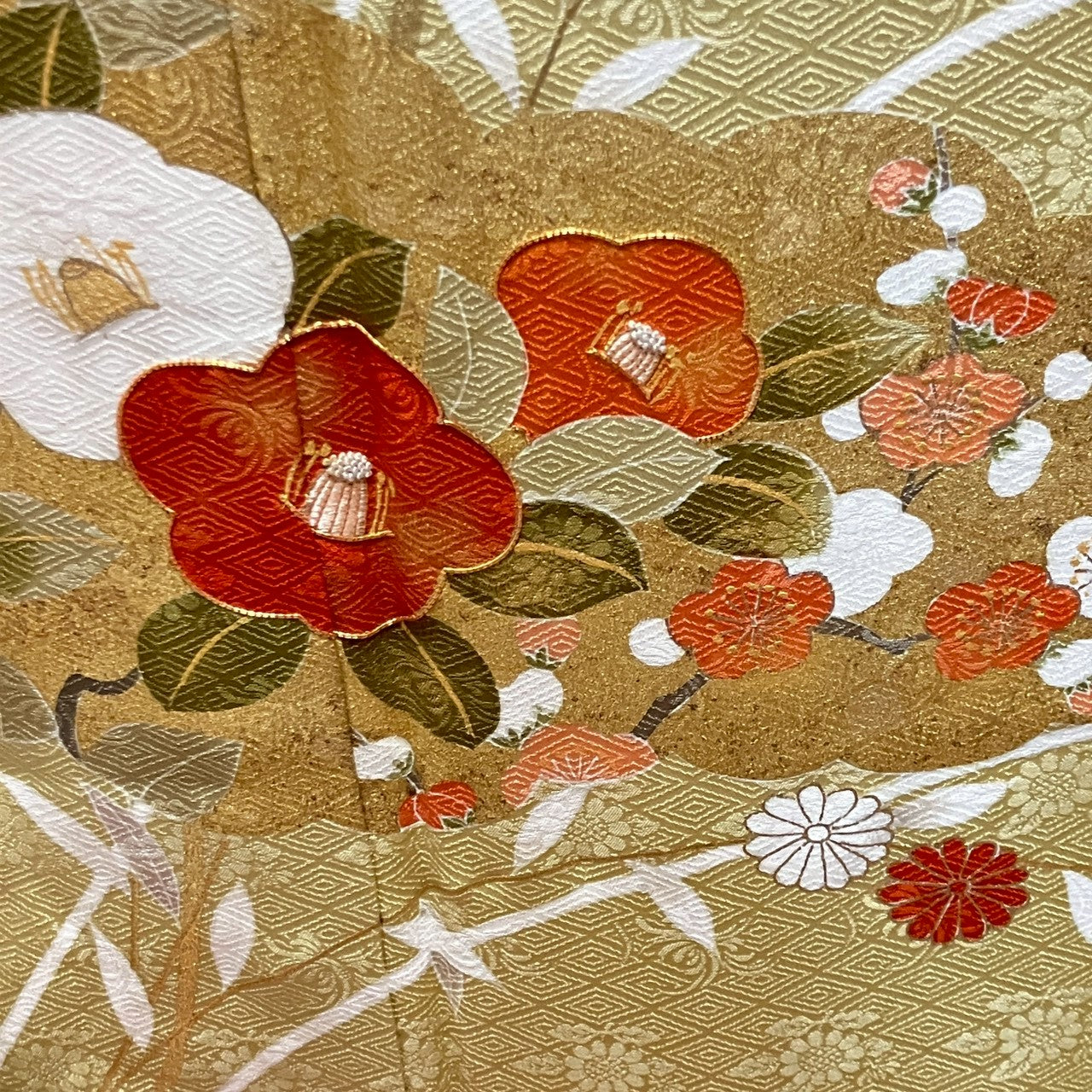 6790# Japanese Kimono Vintage Womens Silk Fabric Robe Kimono only sold