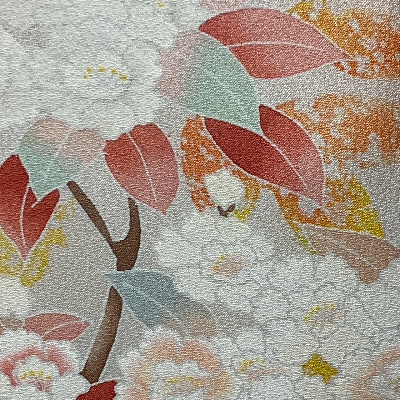 6794# Japanese Kimono Vintage Womens Silk Fabric Robe Kimono only sold Pink