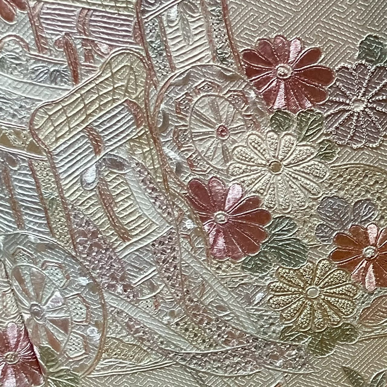 7169# Japanese Kimono Vintage Womens Silk Fabric Robe Kimono only sold