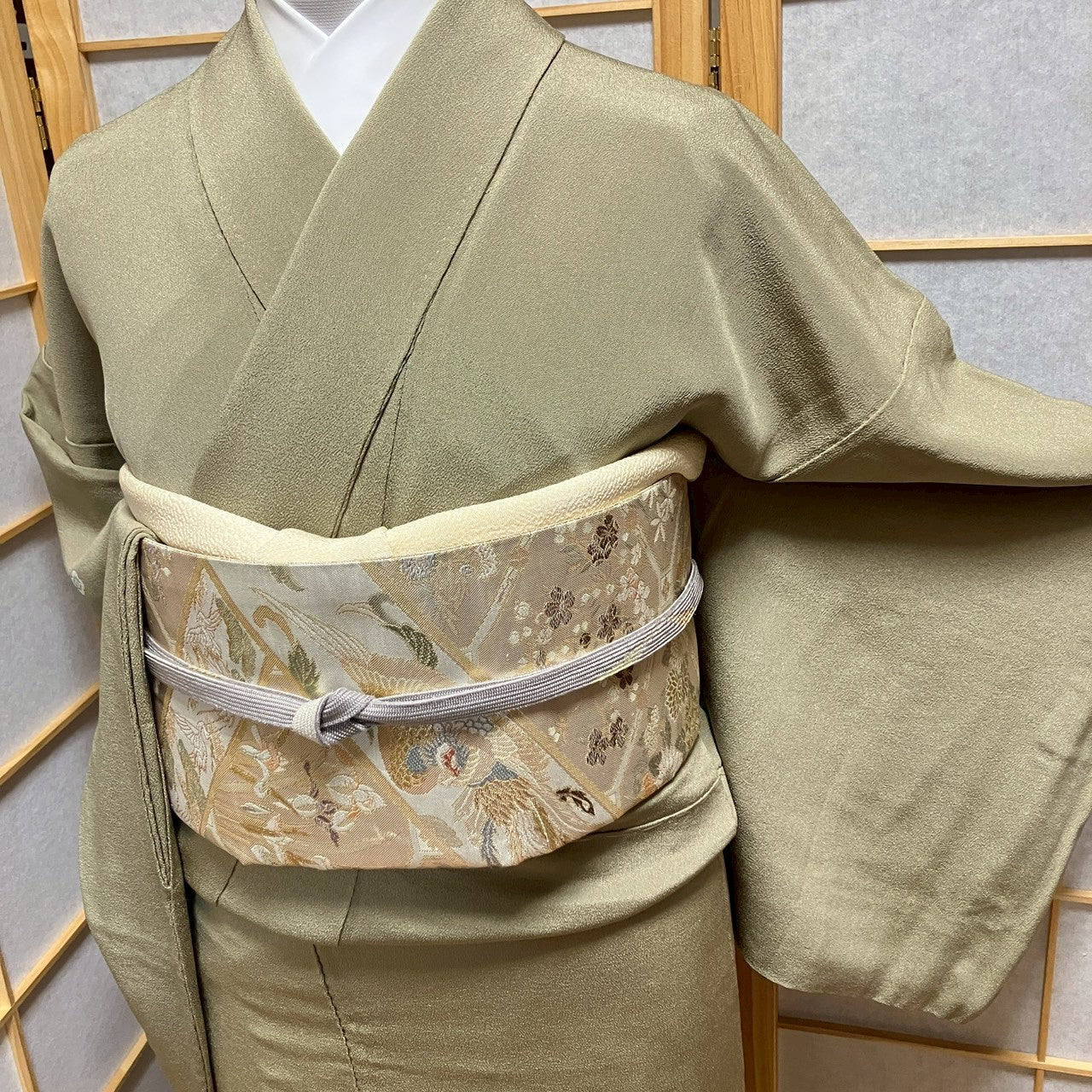 7114# Japanese Tomesode Kimono Vintage Womens Silk Fabric Robe Kimono only sold