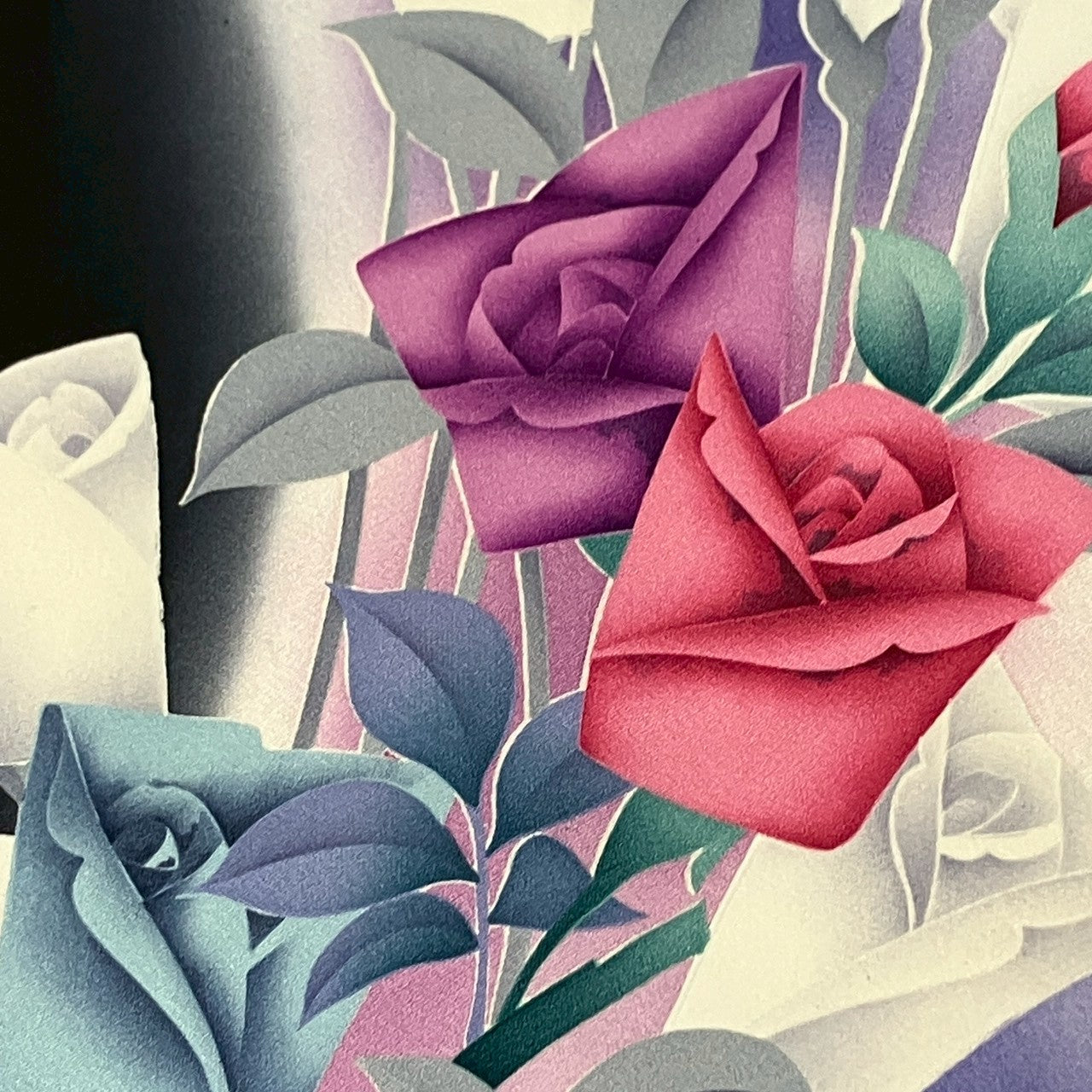 7123# Japanese Vintage Furisode Kimono Obi Obijime Obiage 4-Piece Set Silk Robe