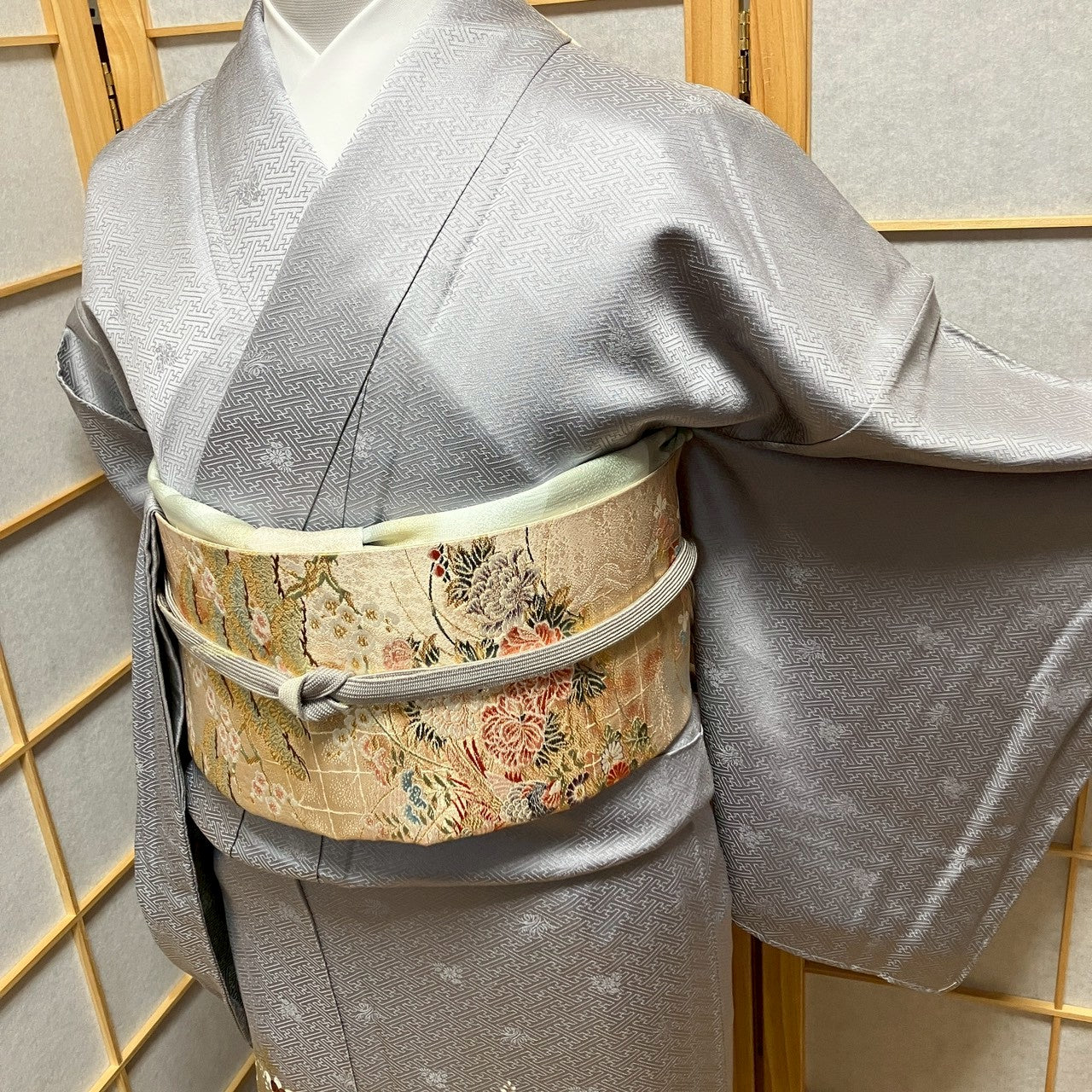 7127# Japanese Tomesode Kimono Vintage Womens Silk Fabric Robe Kimono only sold