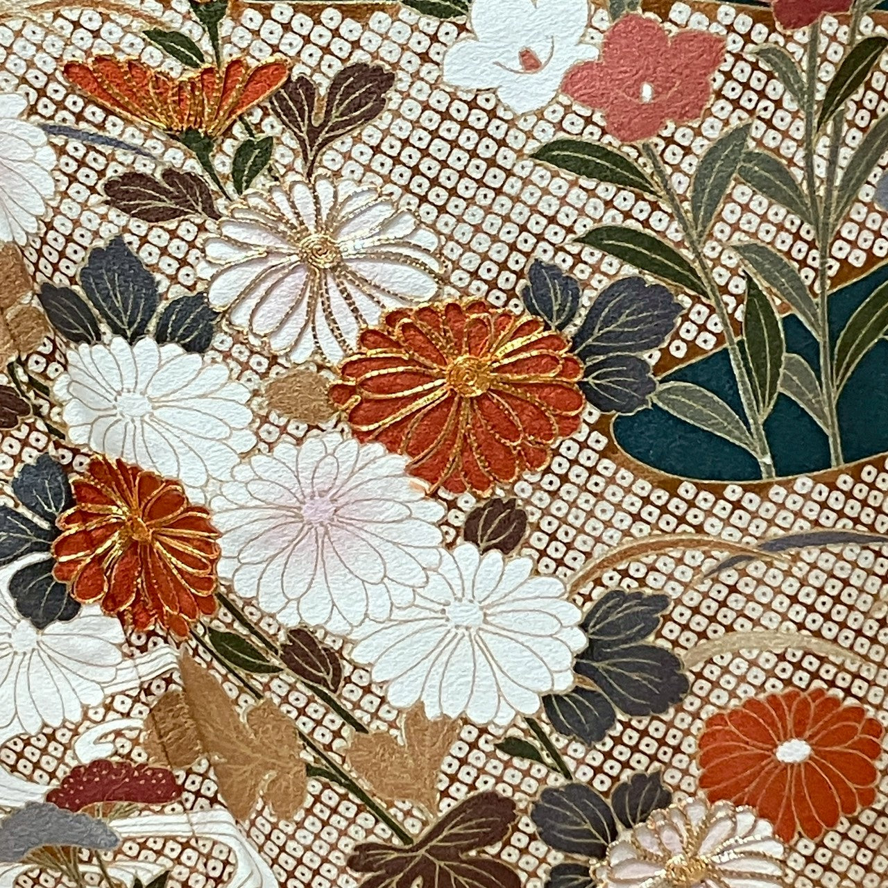 7128# Japanese Kimono Vintage Womens Silk Fabric Robe Kimono only sold