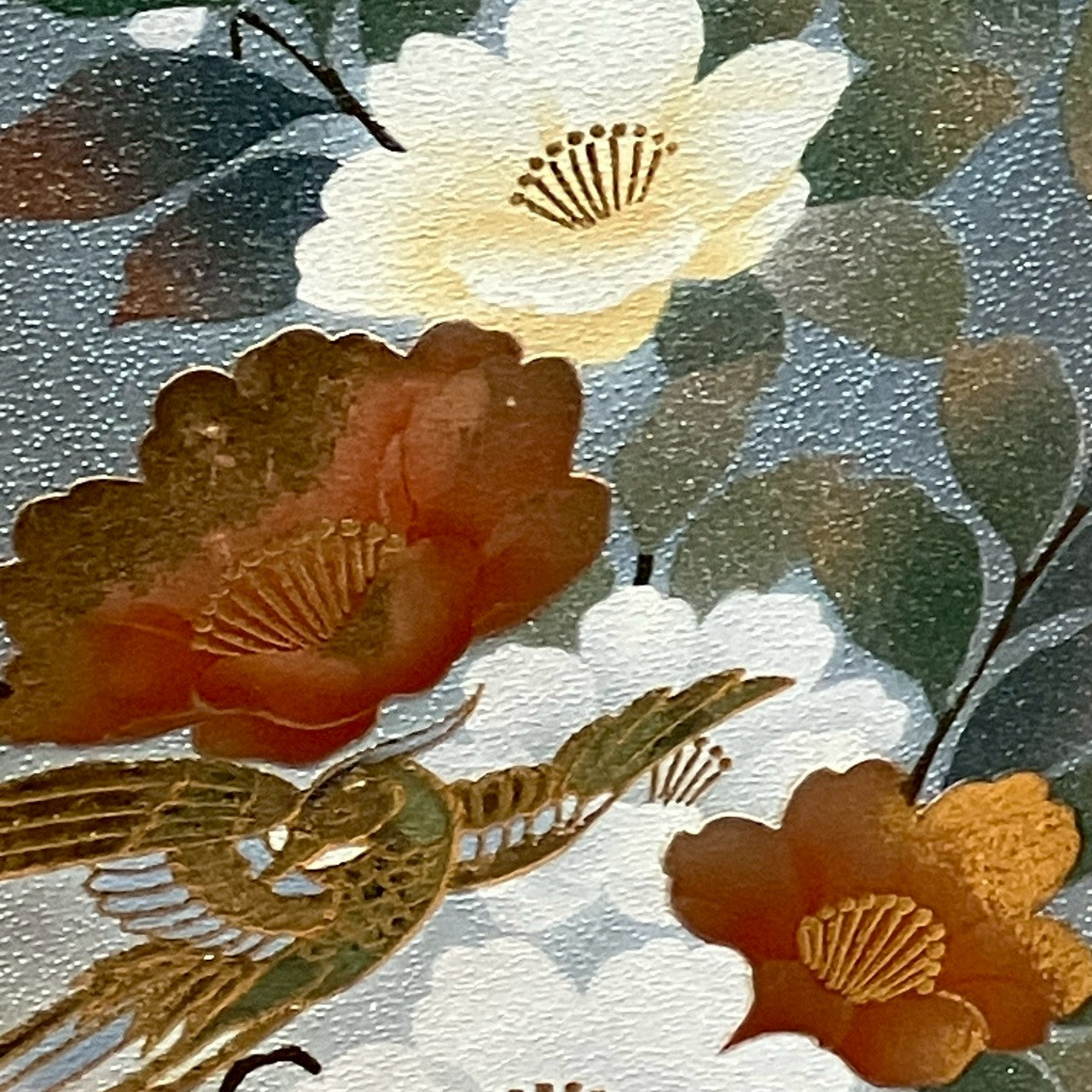 7131# Japanese Kimono Vintage Womens Silk Fabric Robe Kimono only sold