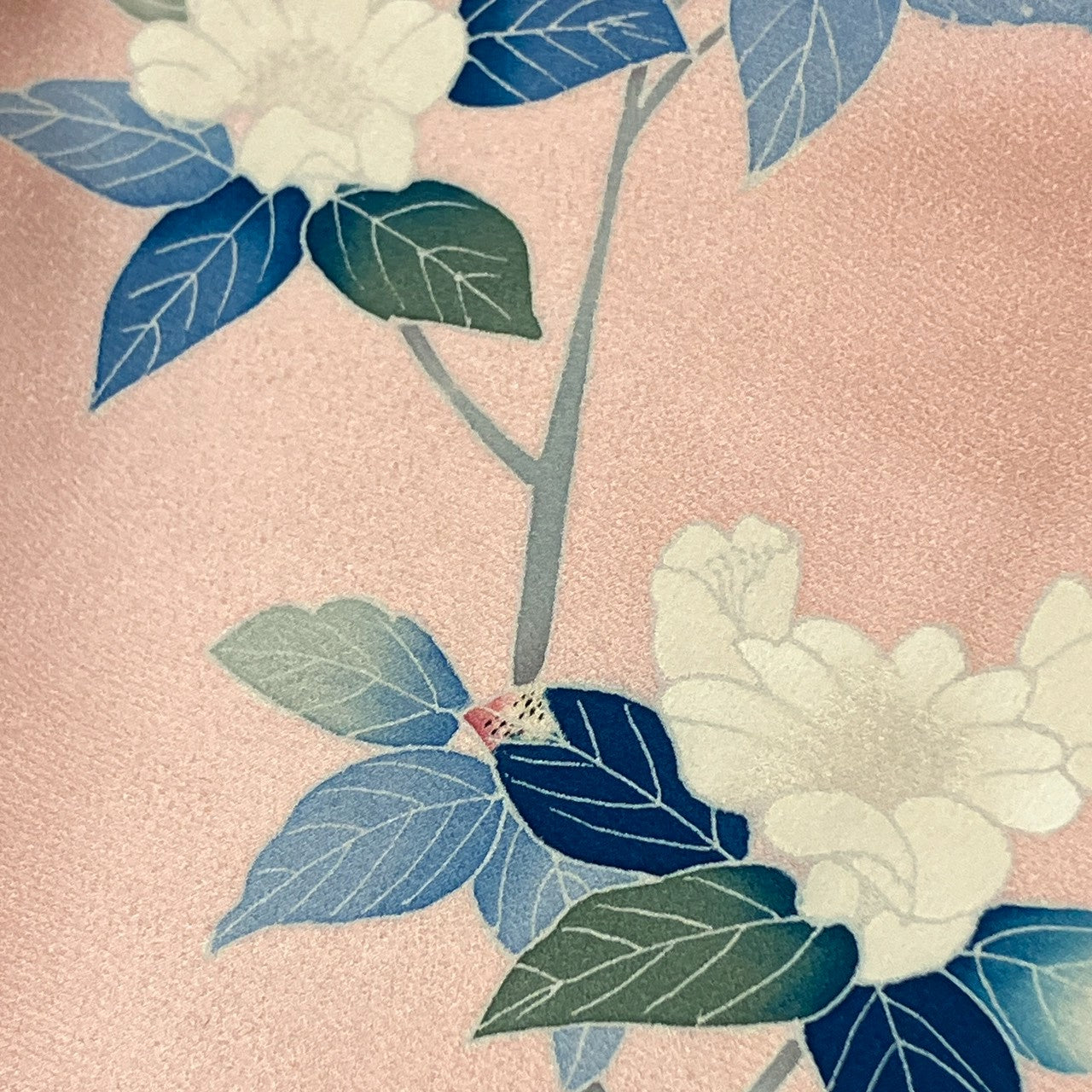 7120# Japanese Kimono Vintage Womens Silk Fabric Robe Kimono only sold Pink