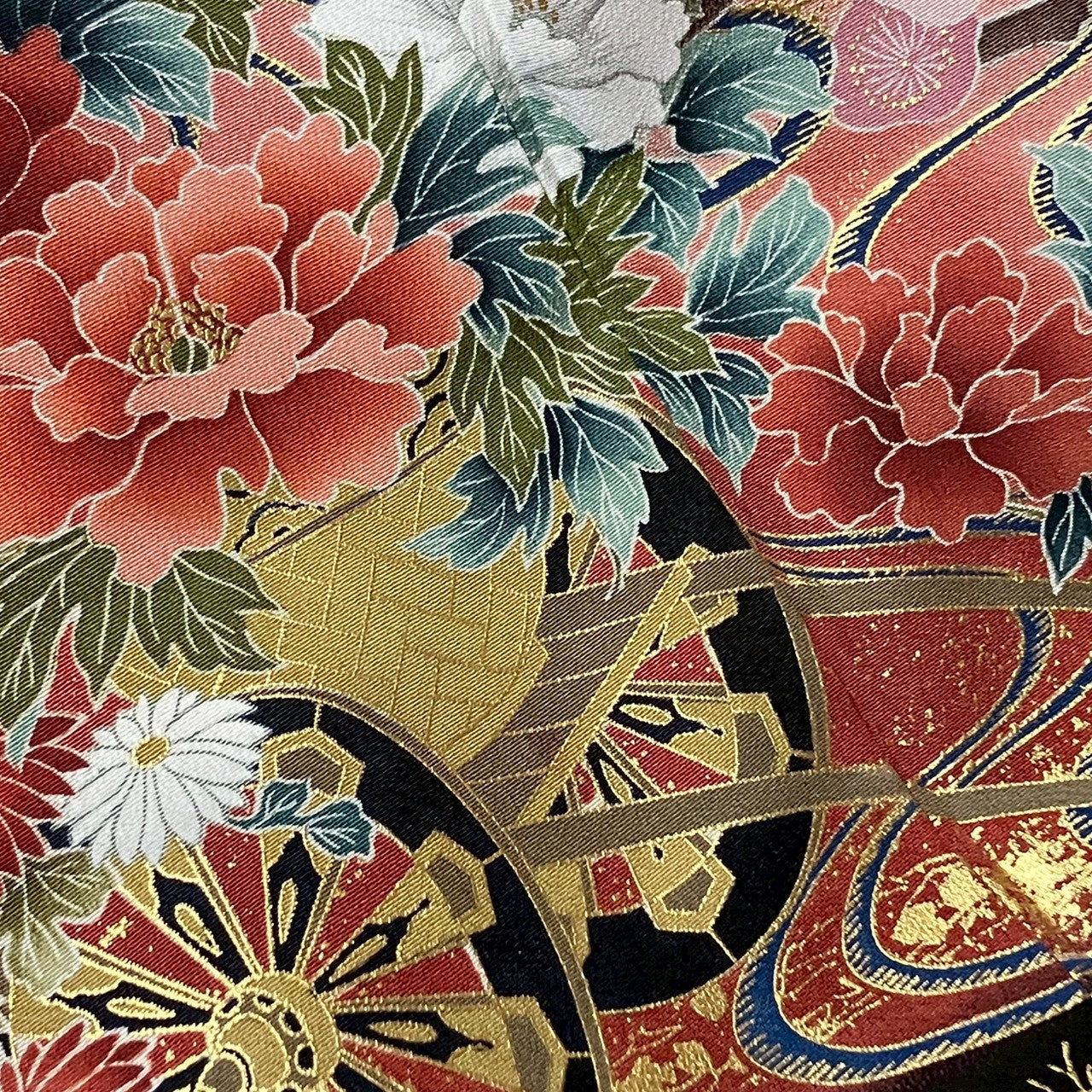 7121# Japanese Tomesode Kimono Vintage Womens Silk Fabric Robe Kimono only sold