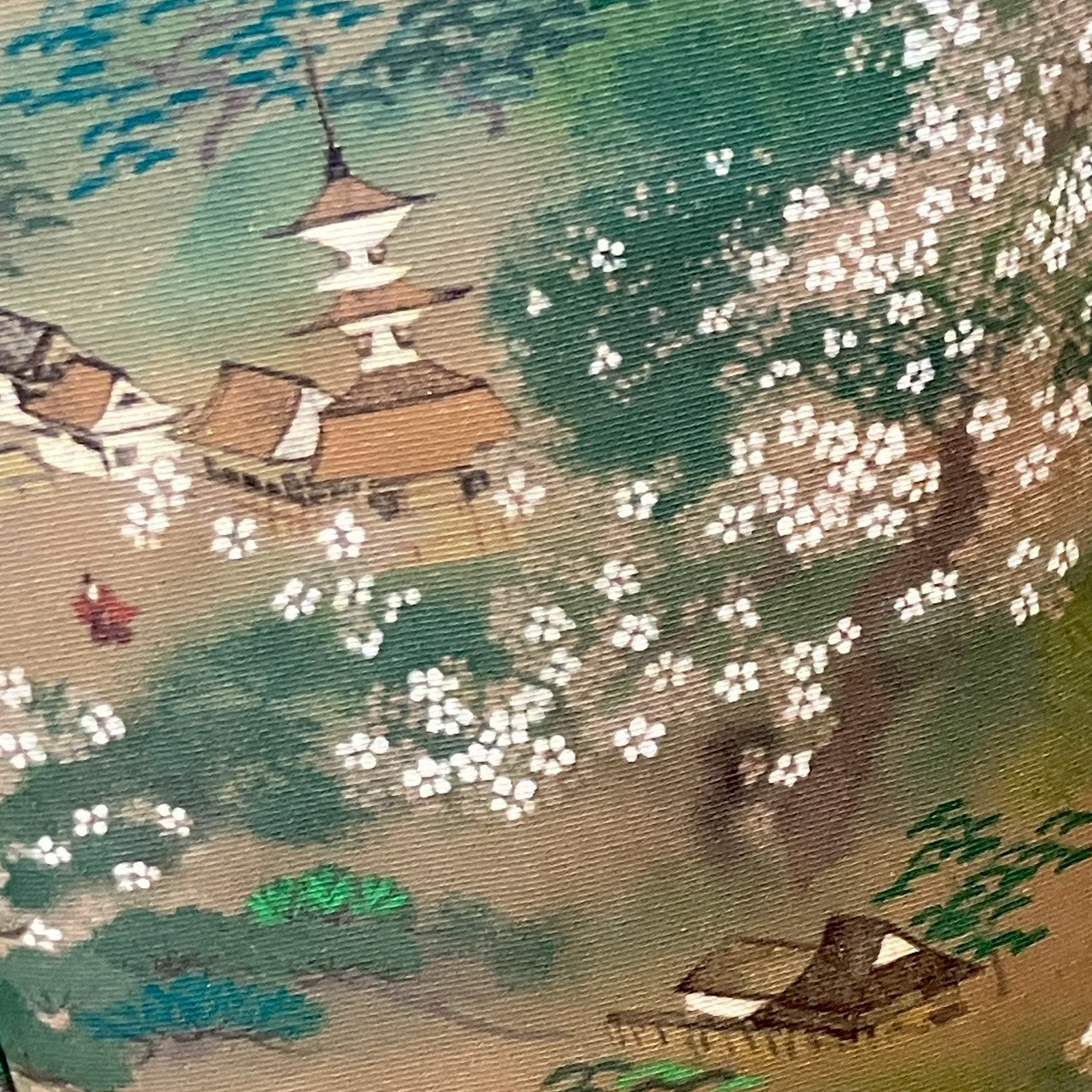 7138# Japanese Kimono Vintage Womens Silk Fabric Robe Kimono only sold