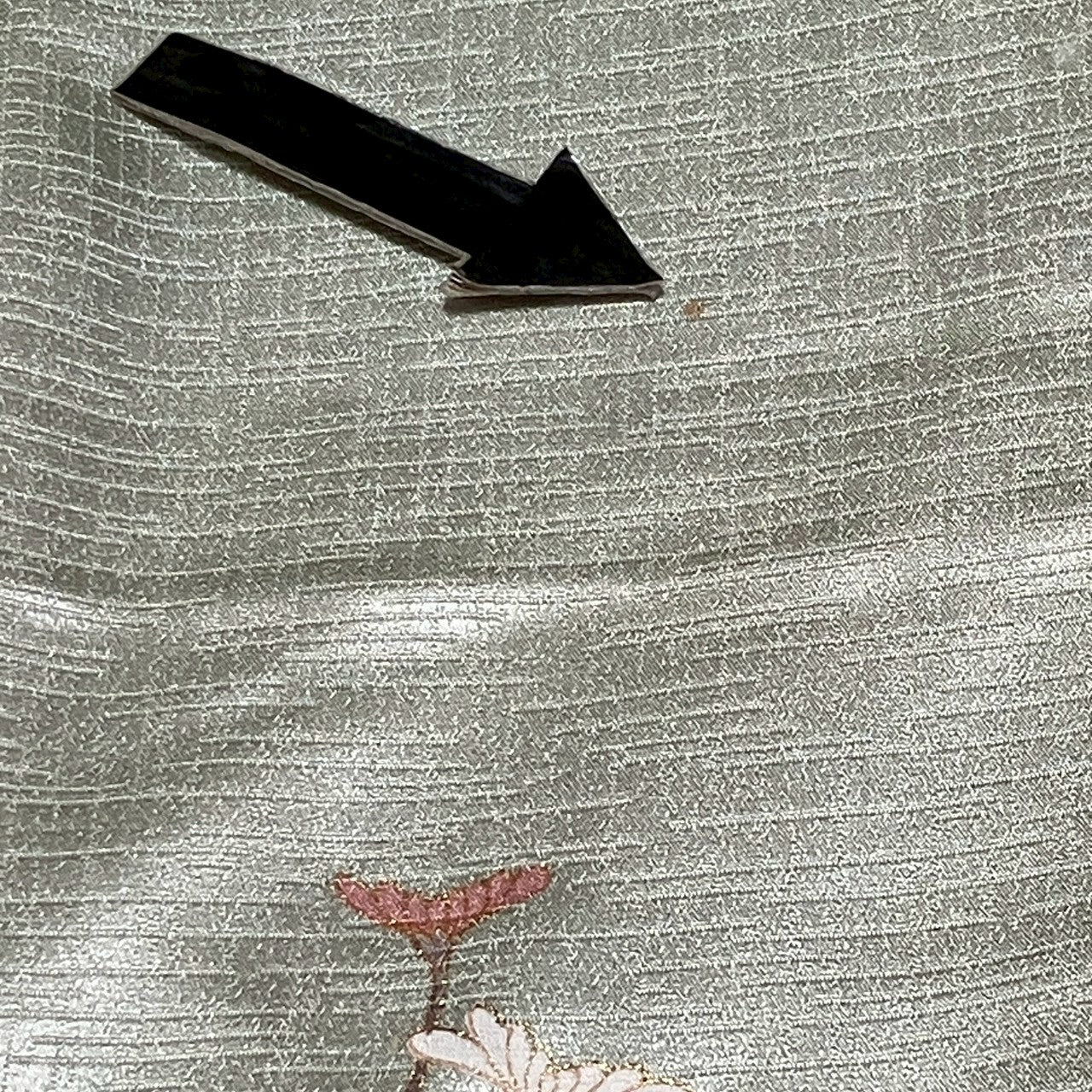 7146# Japanese Kimono Vintage Womens Silk Fabric Robe Kimono only sold