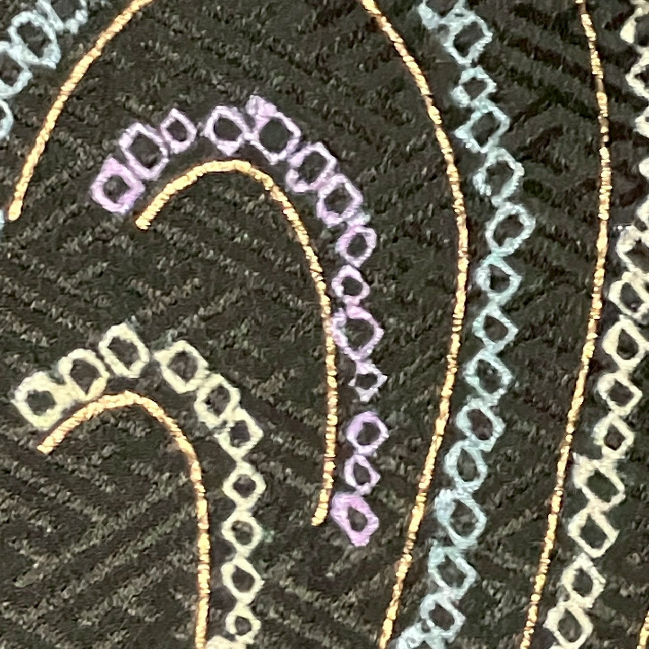 7159# Japanese Kimono Vintage Womens Silk Fabric Robe Kimono only sold