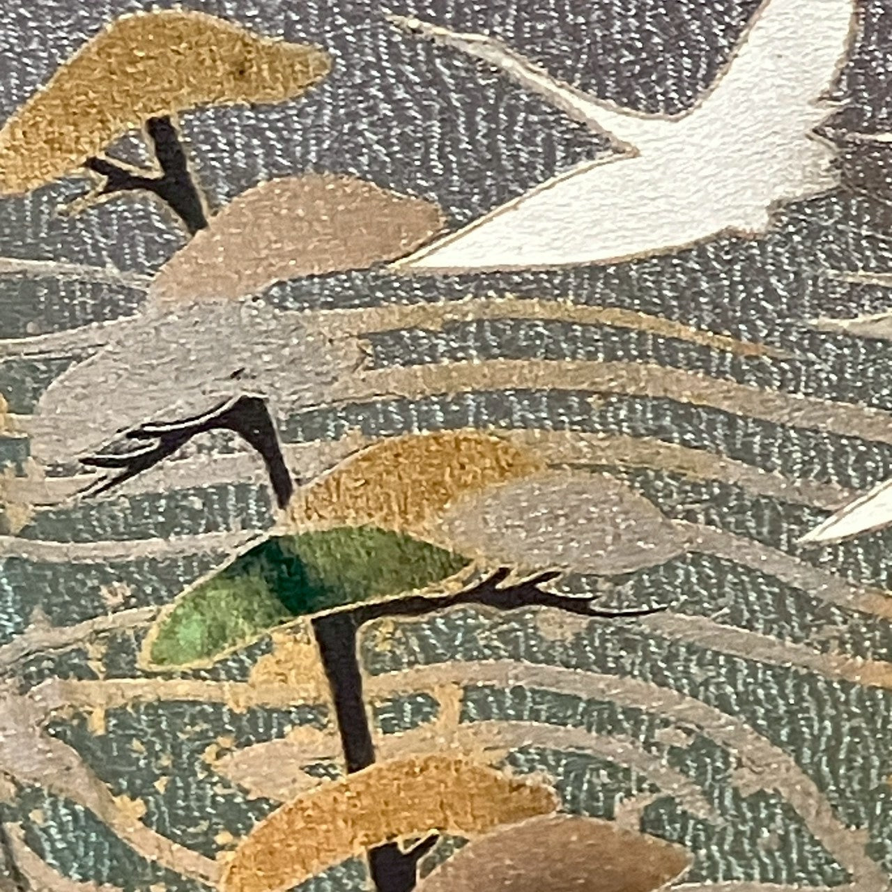 7154# Japanese Kimono Vintage Womens Silk Fabric Robe Kimono only sold