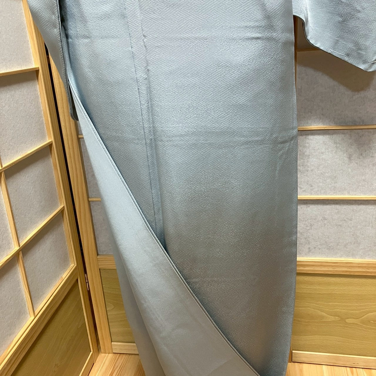 7158# Japanese Plain Kimono Vintage Womens Silk Fabric Robe Kimono only sold