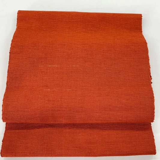 5580# Japanese Vintage Nagoya Obi Belt Kimono Pongee Fabric Silk Traditional