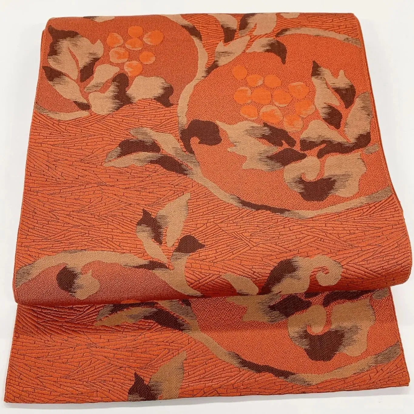 5601# Japanese Vintage Nagoya Obi Belt Kimono Fabric Silk Traditional