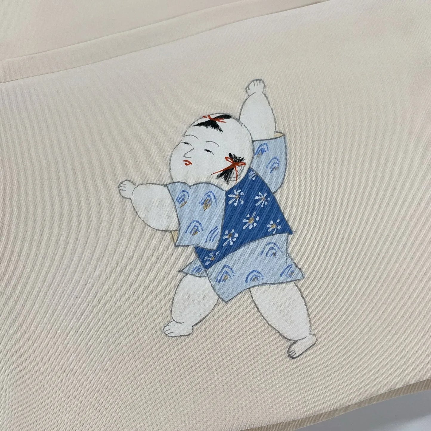 5583# Japanese Vintage Nagoya Obi Belt Kimono Fabric Silk Traditional