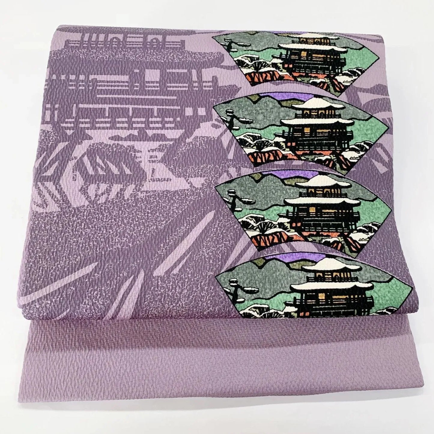 5635# Japanese Vintage Nagoya Obi Belt Kimono Fabric Silk Traditional