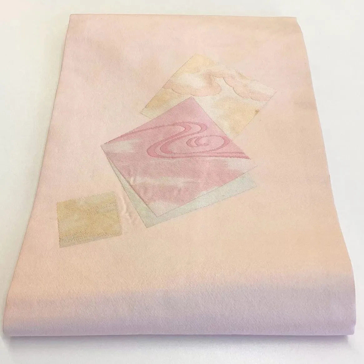 5681# Japanese Vintage Nagoya Obi Belt Kimono Fabric Silk Traditional