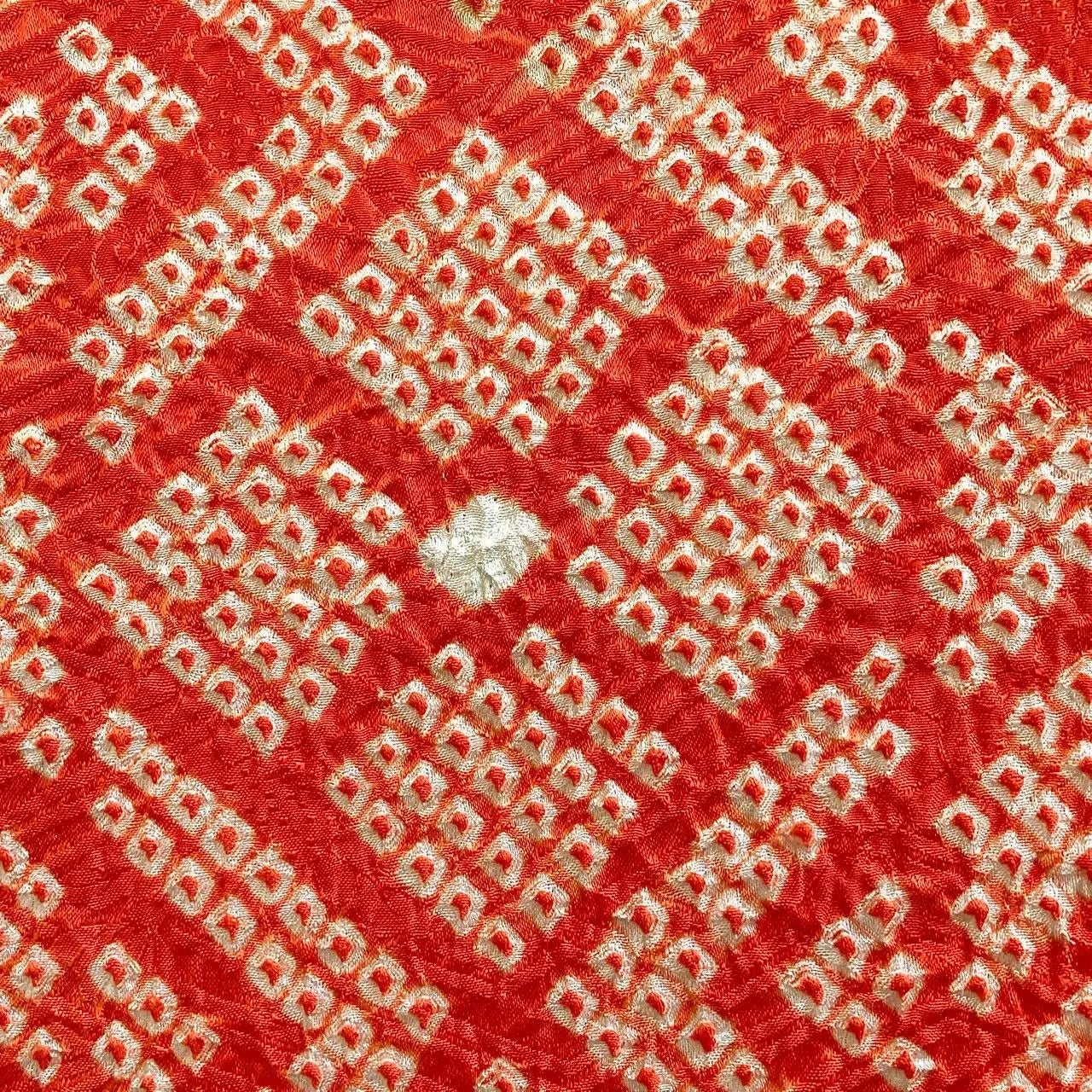 5686# Japanese Vintage Nagoya Obi Belt Kimono Fabric Silk Traditional Shibori