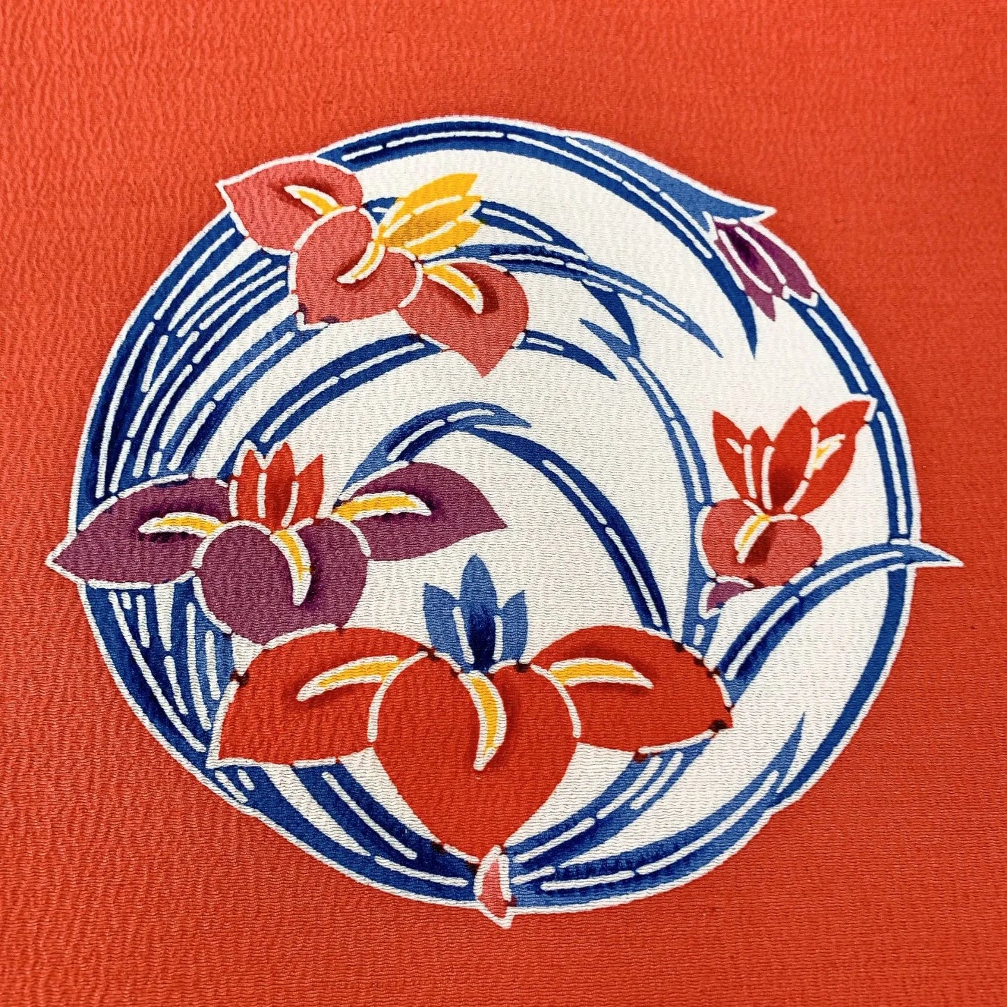 5614# Japanese Vintage Nagoya Obi Belt Kimono Fabric Silk Traditional