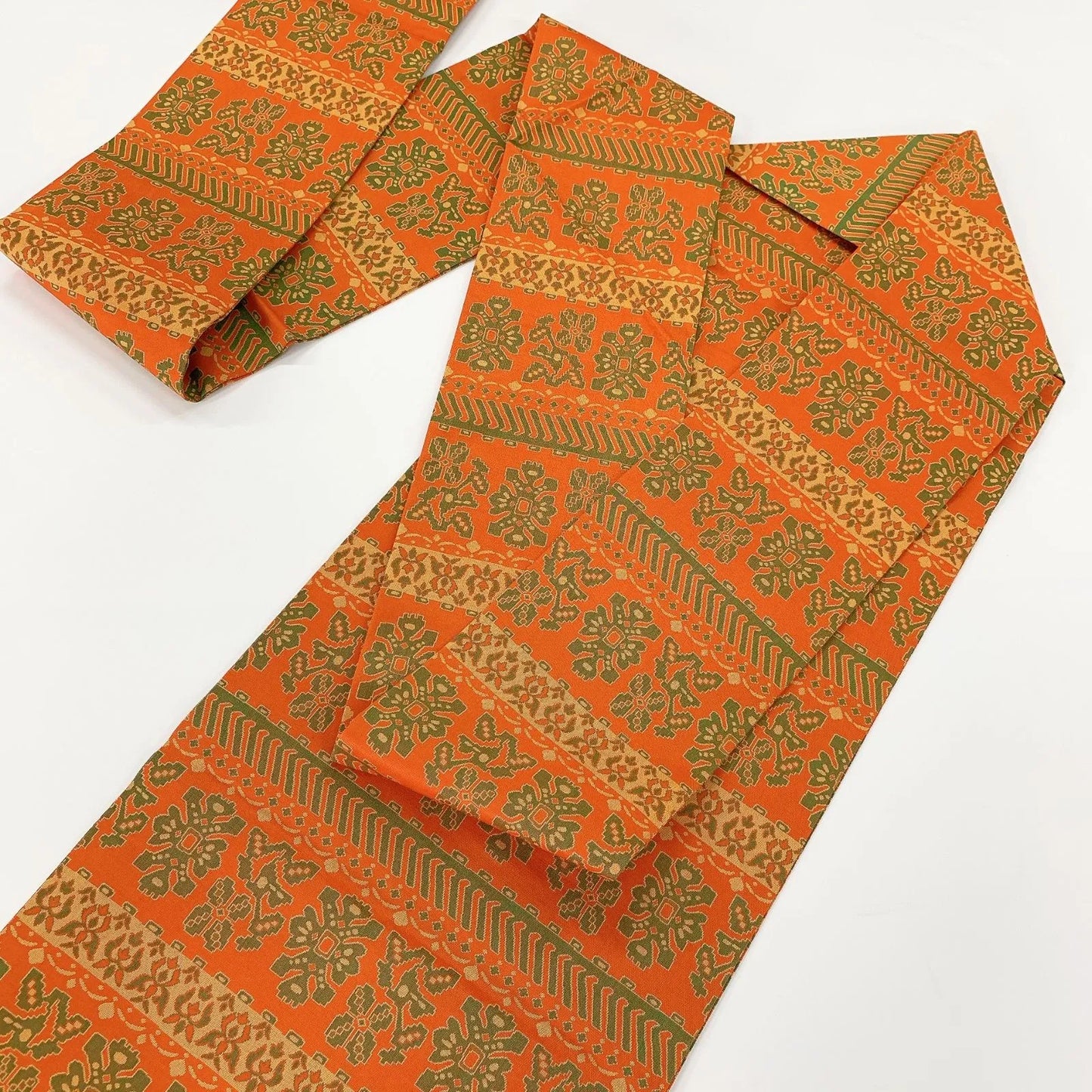 5623# Japanese Vintage Nagoya Obi Belt Kimono Fabric Silk Traditional