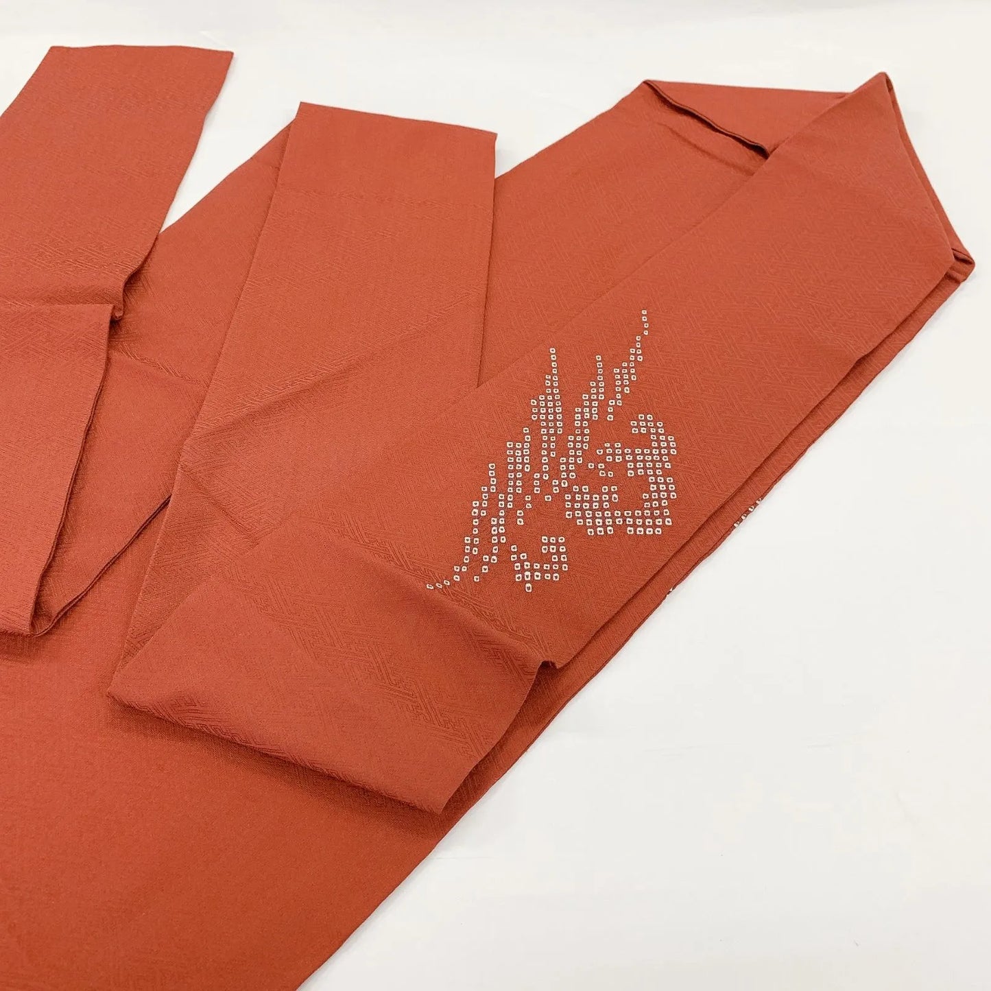 5598# Japanese Vintage Nagoya Obi Belt Kimono Fabric Silk Traditional Shiborri