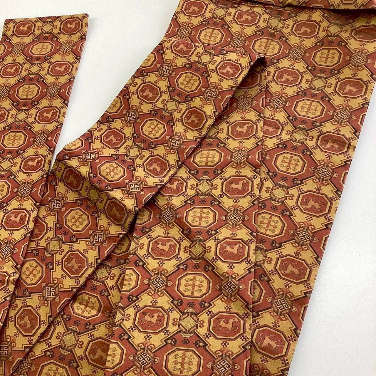 5716# Japanese Vintage Nagoya Obi Belt Kimono Fabric Silk Traditional