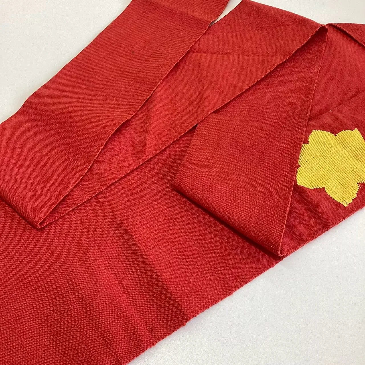 5643# Japanese Vintage Nagoya Obi Belt Kimono Pongee Fabric Silk Traditional