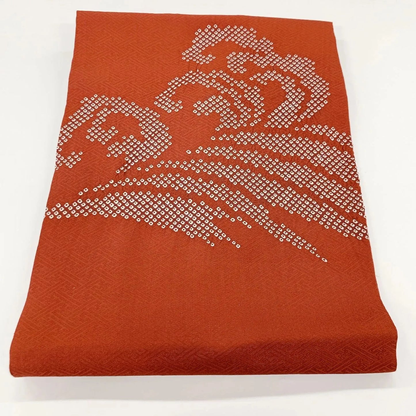 5598# Japanese Vintage Nagoya Obi Belt Kimono Fabric Silk Traditional Shiborri