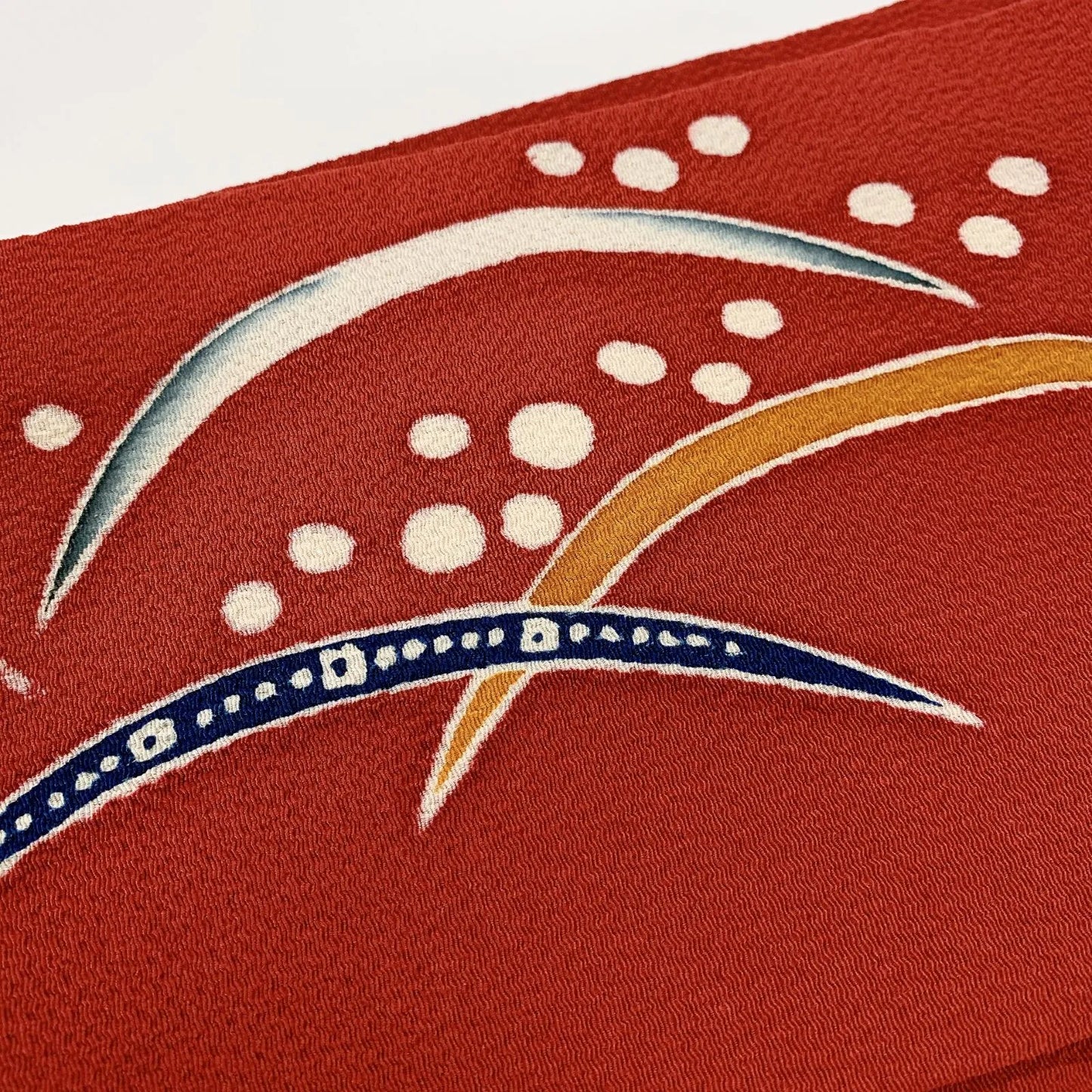 5631# Japanese Vintage Nagoya Obi Belt Kimono Fabric Silk Traditional