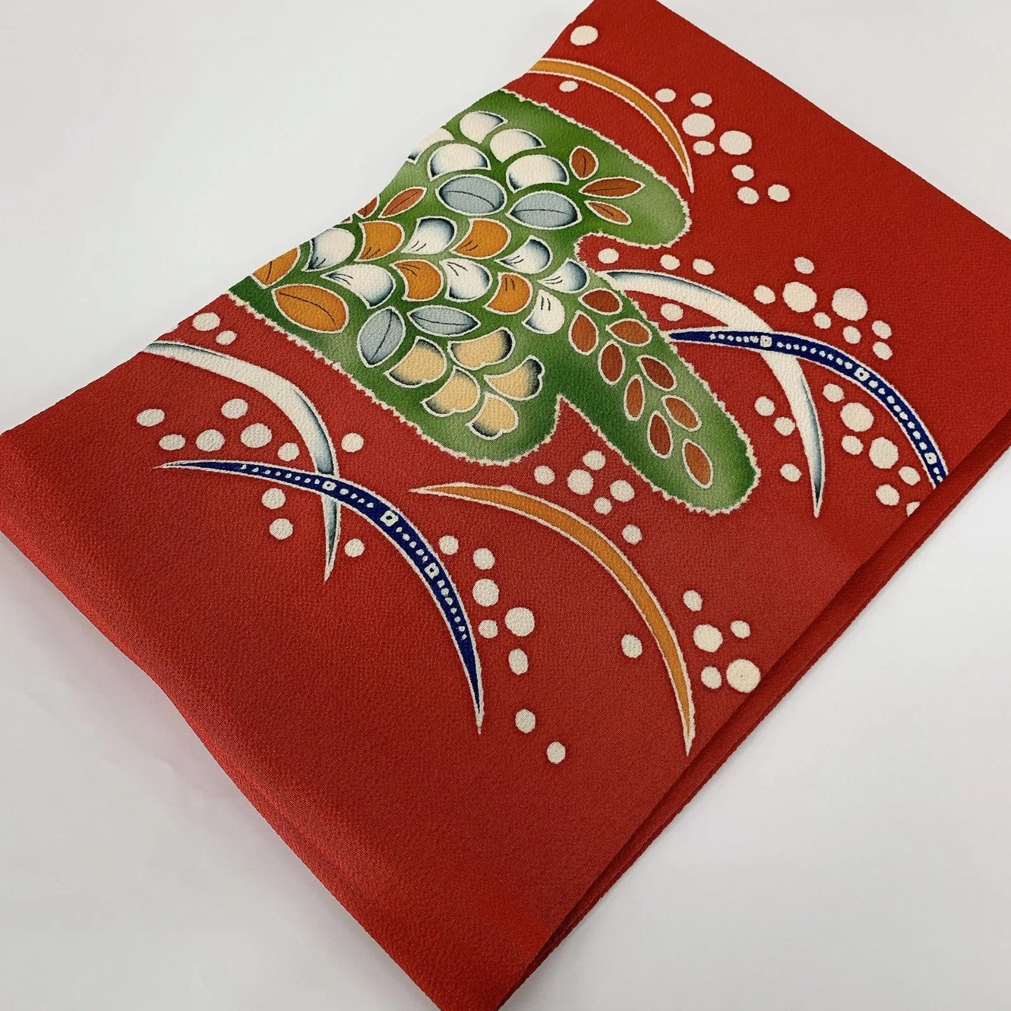 5631# Japanese Vintage Nagoya Obi Belt Kimono Fabric Silk Traditional