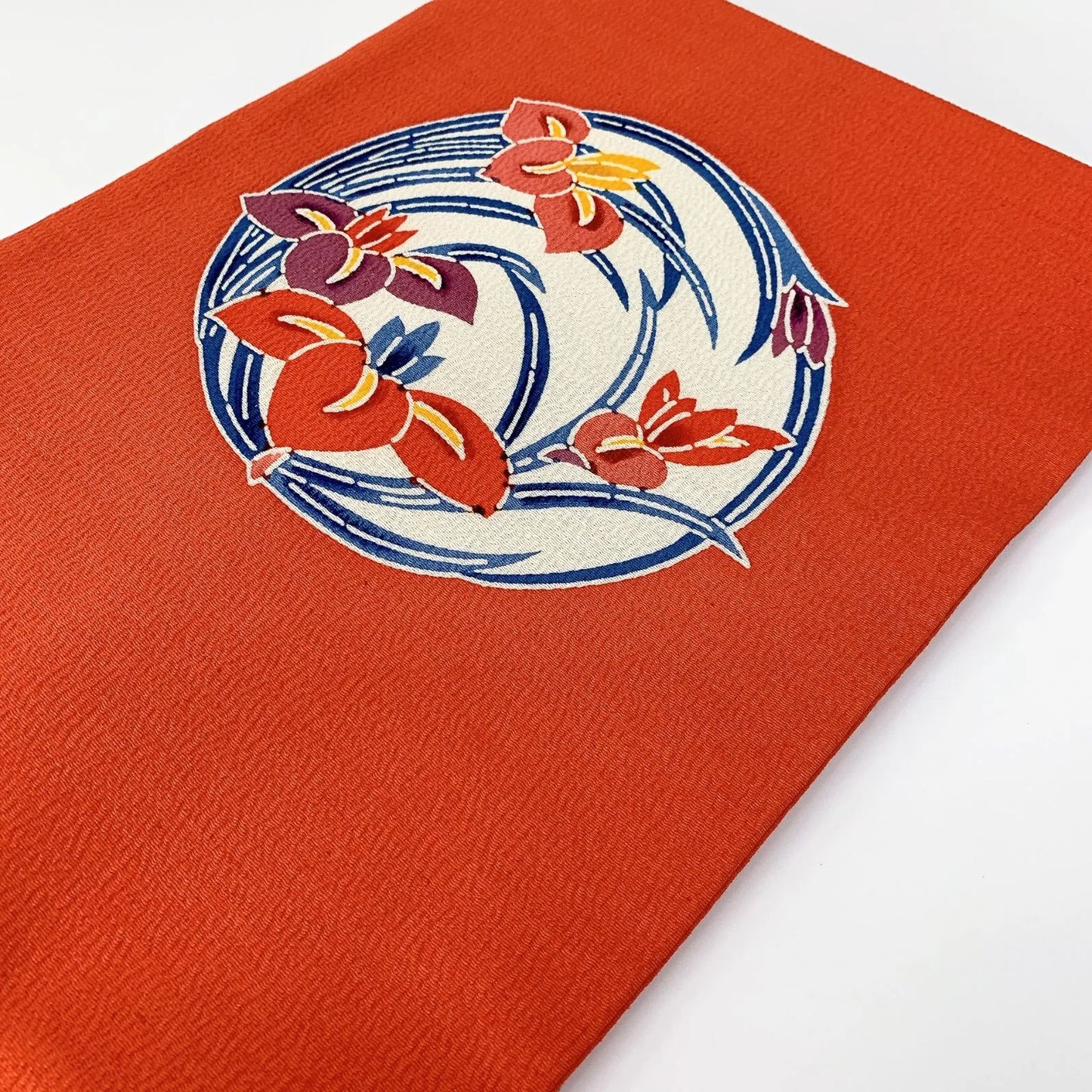 5614# Japanese Vintage Nagoya Obi Belt Kimono Fabric Silk Traditional