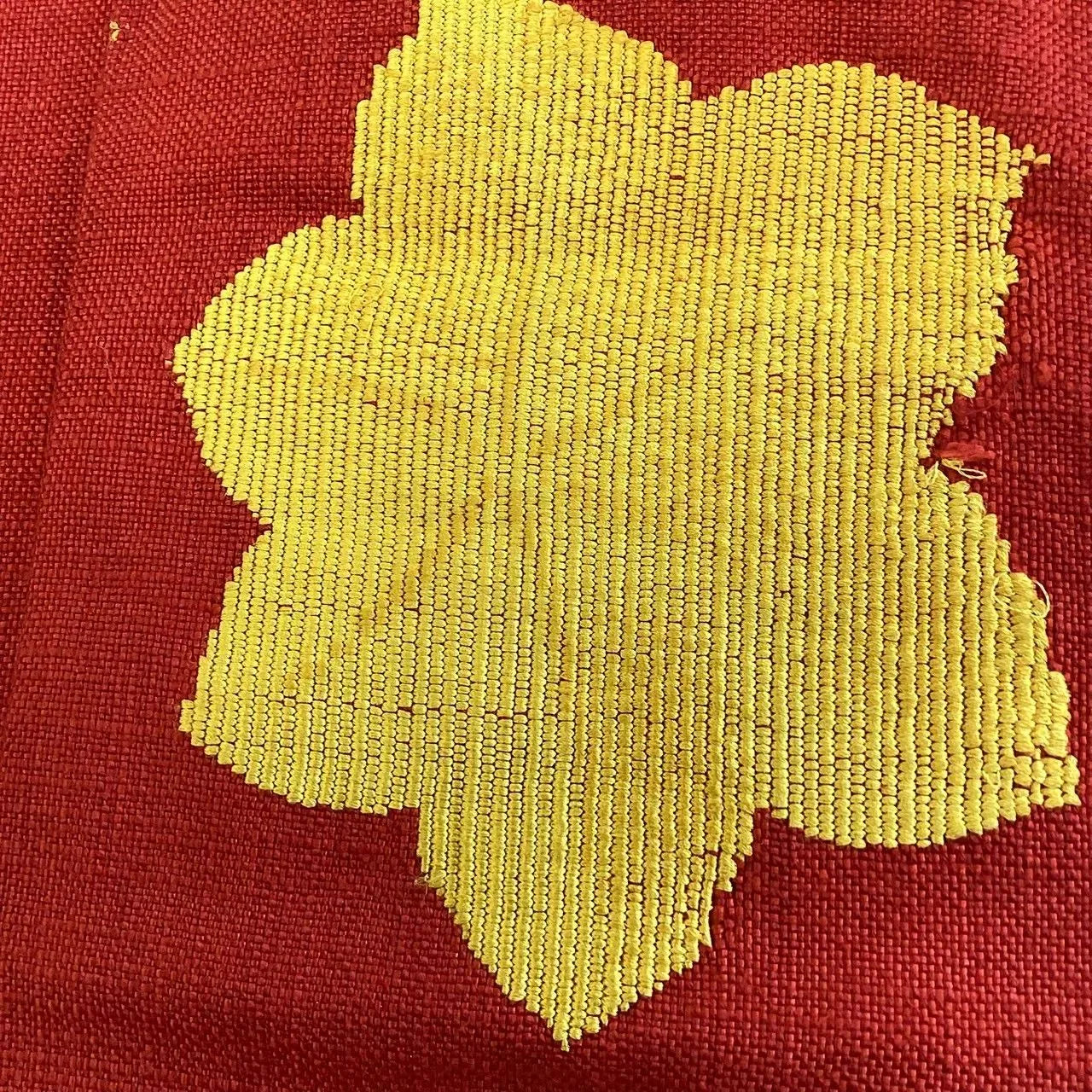 5643# Japanese Vintage Nagoya Obi Belt Kimono Pongee Fabric Silk Traditional