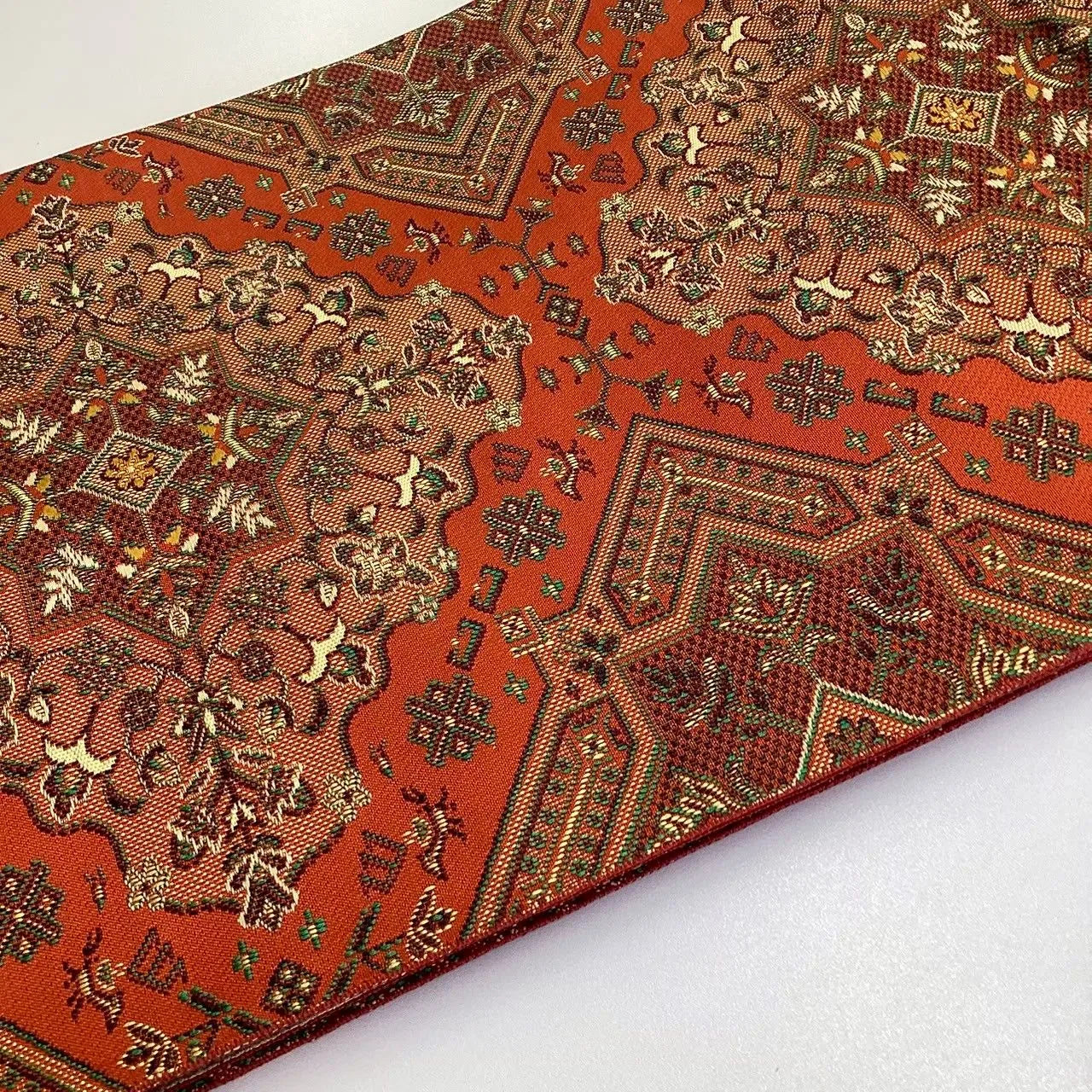 5679# Japanese Vintage Nagoya Obi Belt Kimono Fabric Silk Traditional