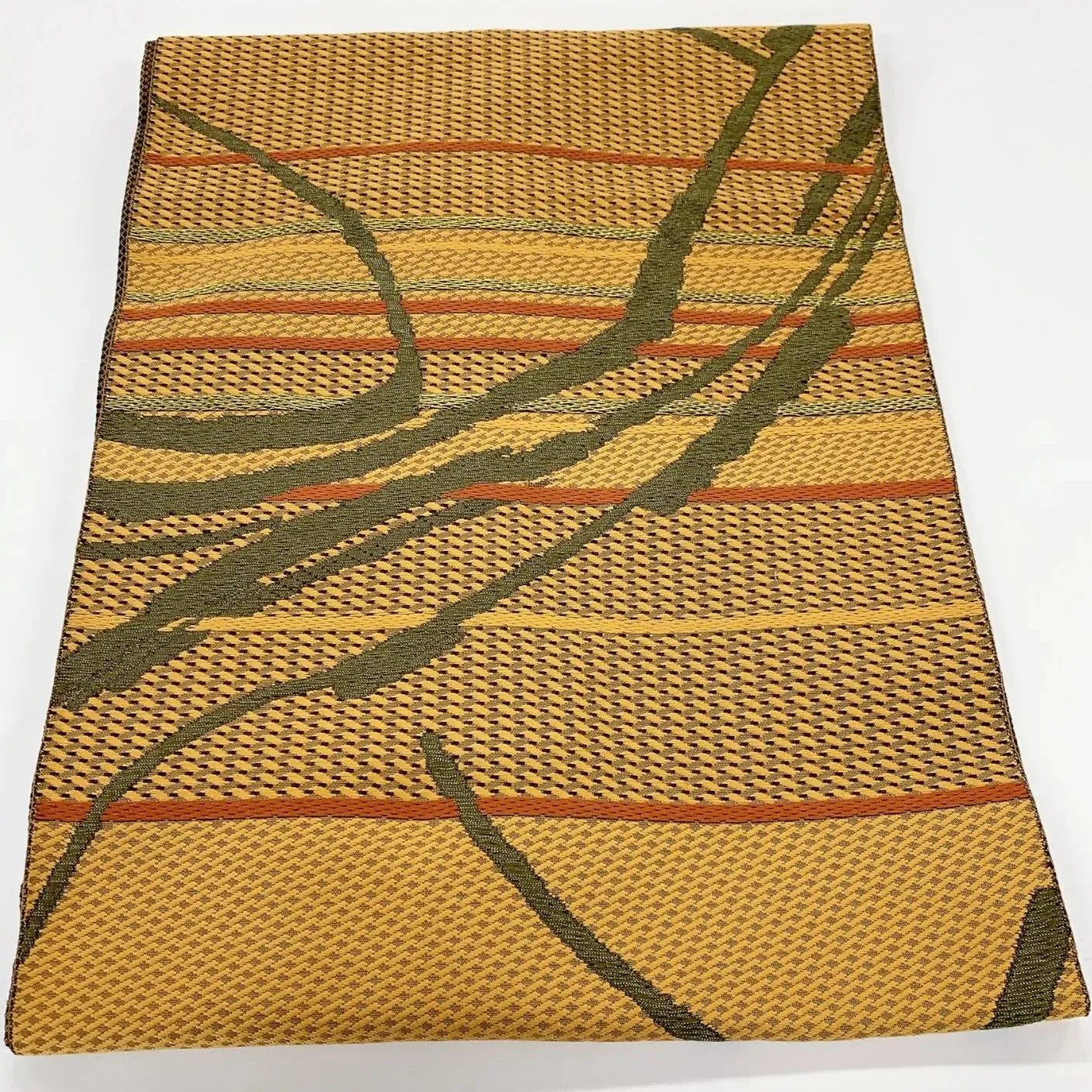 5597# Japanese Vintage Nagoya Obi Belt Kimono Fabric Silk Traditional