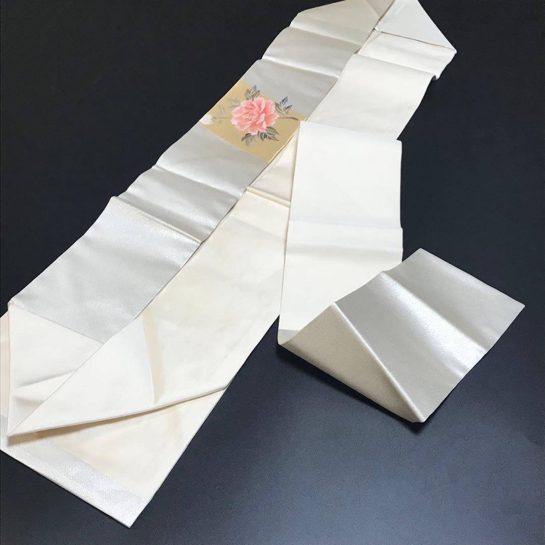 6755# Japanese Vintage Nagoya Obi Belt Kimono Fabric Silk Traditional Embroidery