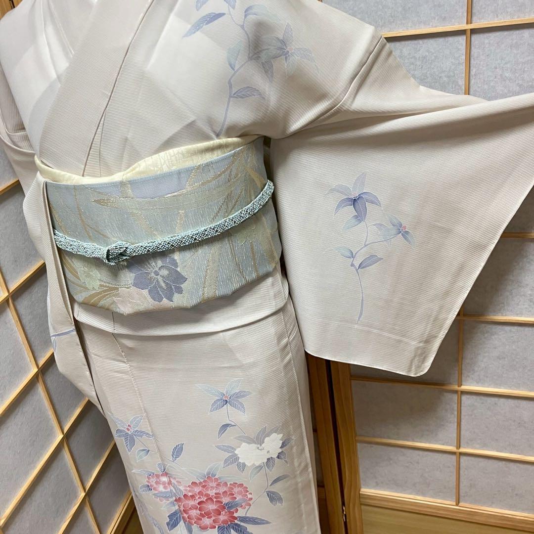 5477# Japanese Kimono only sold Vintage Womens Silk Fabric Robe Summer kimono