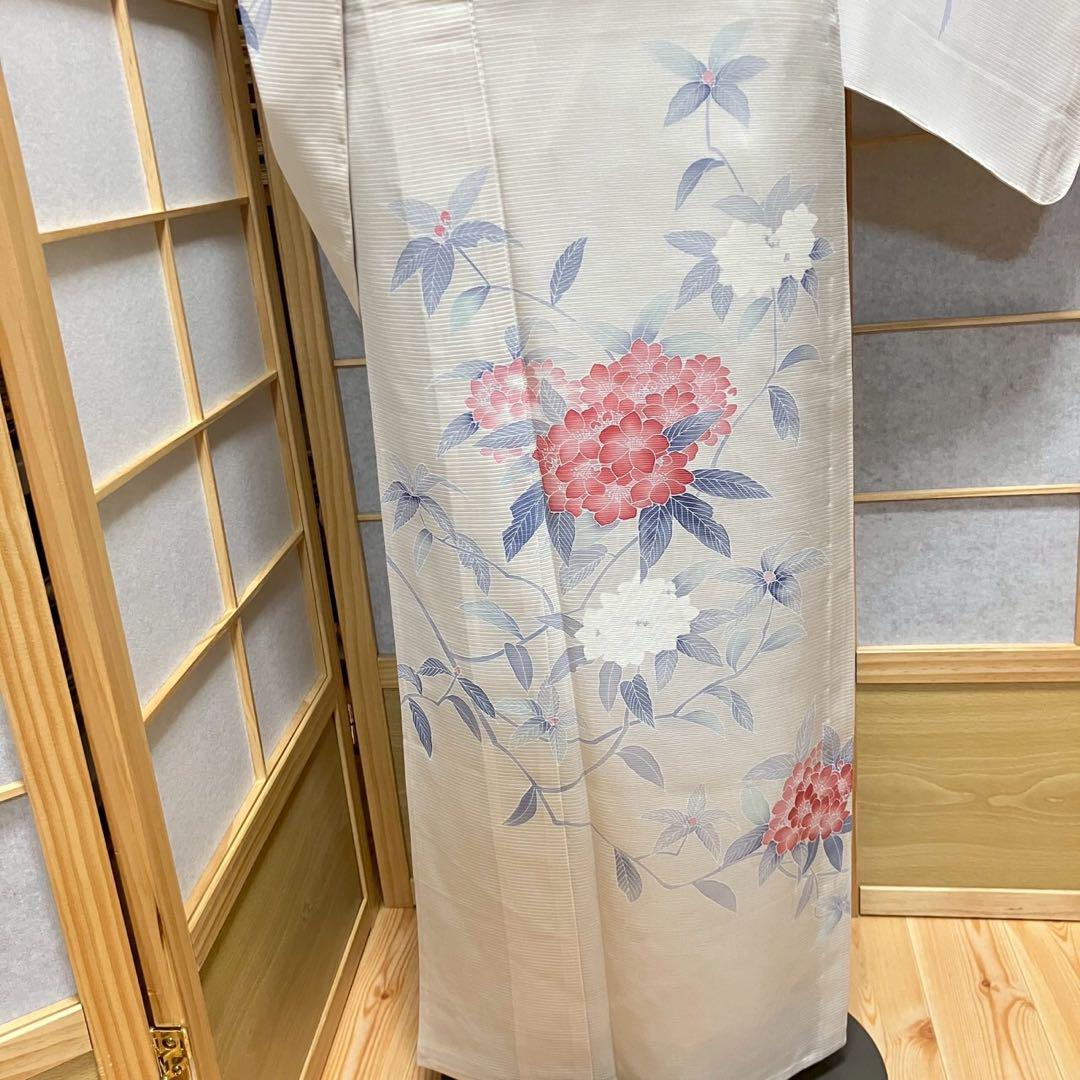 5477# Japanese Kimono only sold Vintage Womens Silk Fabric Robe Summer kimono