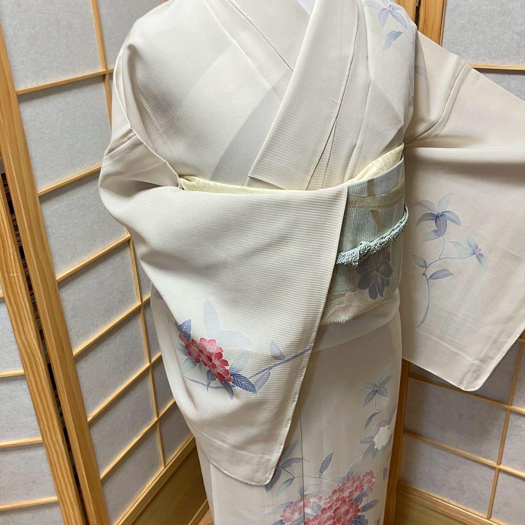 5477# Japanese Kimono only sold Vintage Womens Silk Fabric Robe Summer kimono