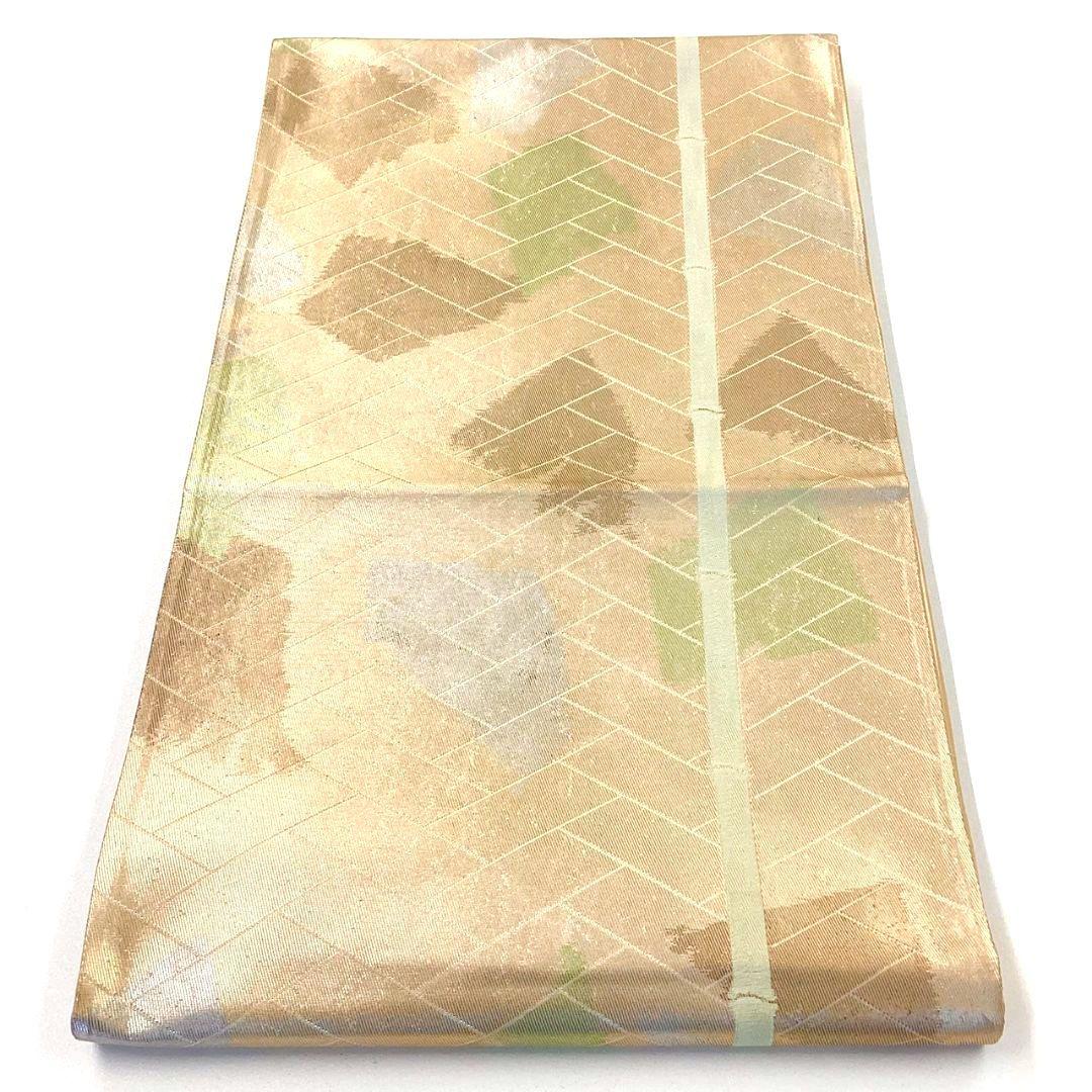 4903# Japanese Vintage Fukuro Obi Belt Kimono Fabric Silk Traditional Untailored