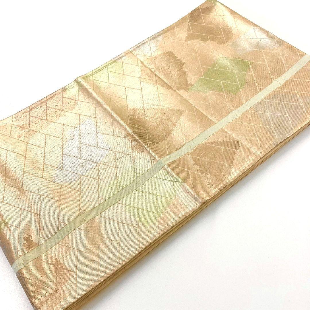 4903# Japanese Vintage Fukuro Obi Belt Kimono Fabric Silk Traditional Untailored